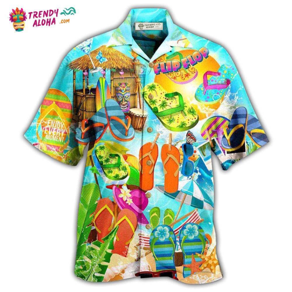 Flip-Flops Are My Favorite Summer Shoes Hot Summer Hawaiian Shirt – Trendy Aloha
