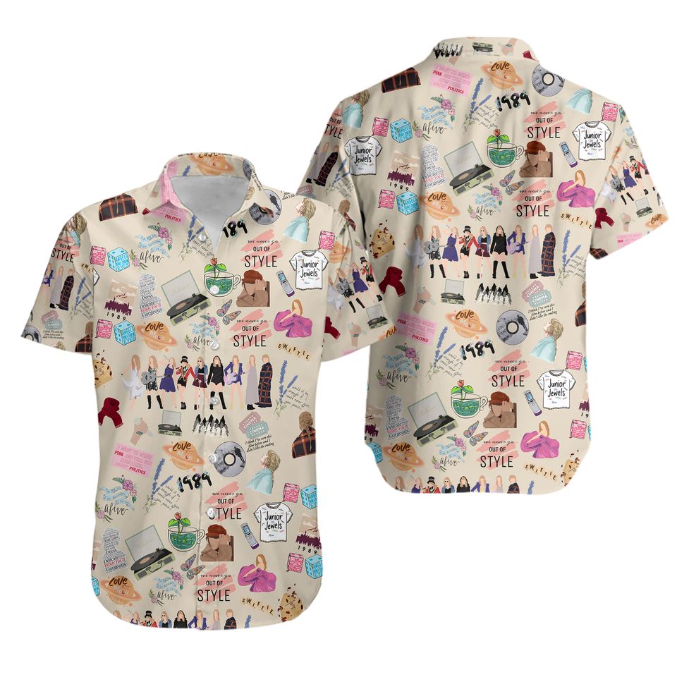 Floral Concert-Perfect Taylor Swift Hawaiian Shirt – Tropical Swiftie Style