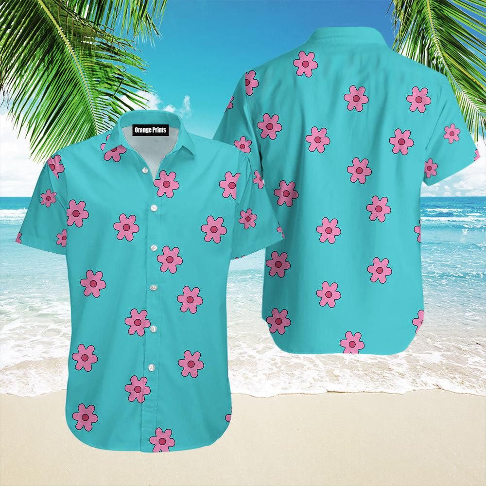 Floral Flower Pattern Trendy Hawaiian Shirt