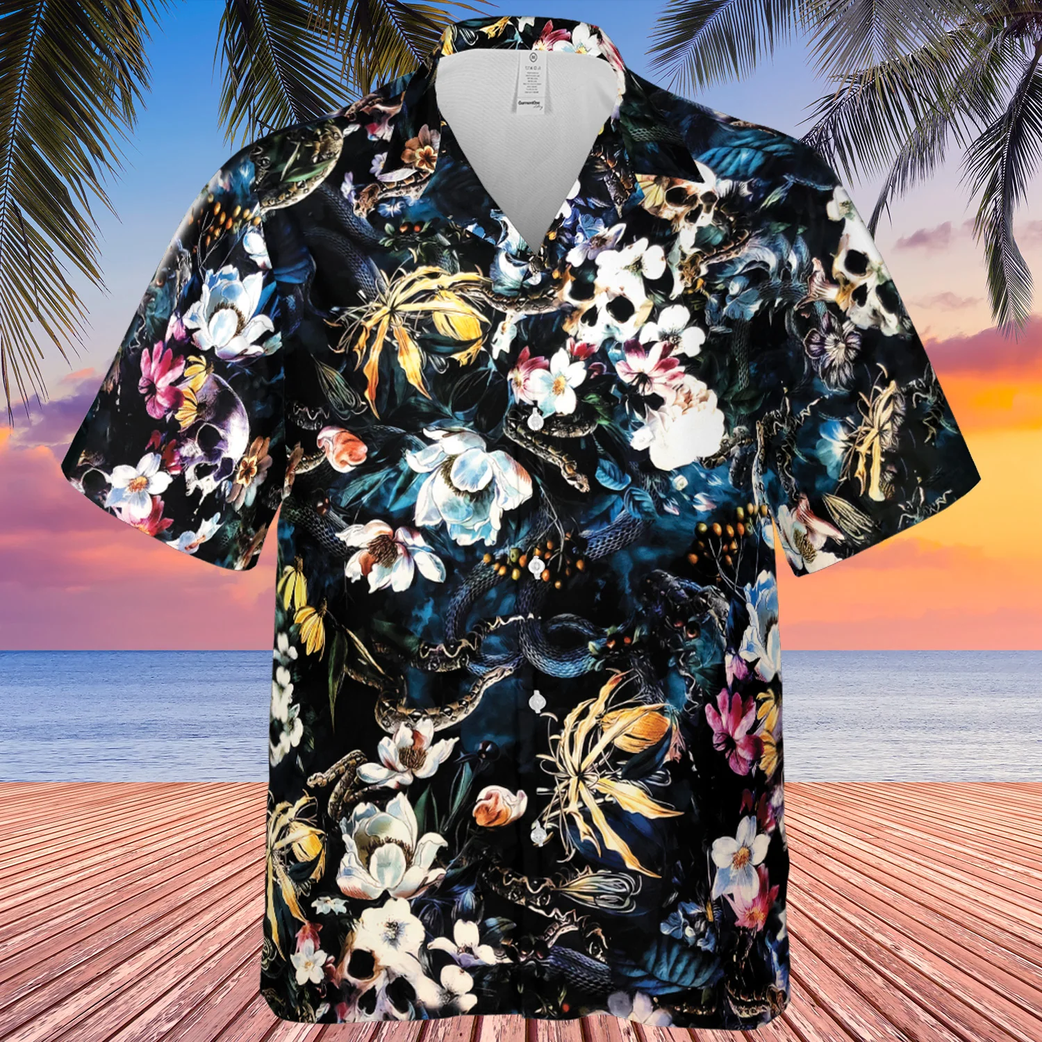 Floral Skull Aloha Trendy Hawaiian Shirts, Skull Trendy Hawaiian Shirt For Skull Lovers, Hawaii Shirt Men Floral Skull Aloha Trendy Hawaiian Shirts, Skull Trendy Hawaiian Shirt For Skull Lovers, Hawaii Shirt Men