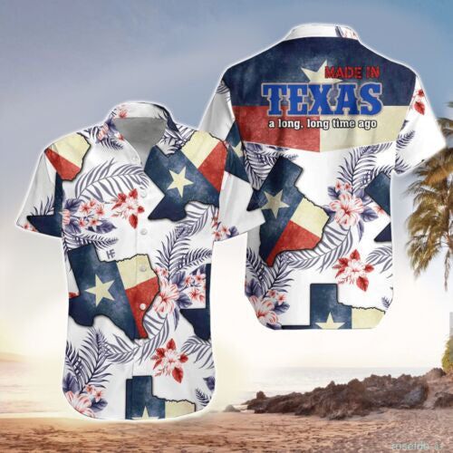 Floral Texas Hawaiian Shirt, A Long Time Short-Sleeve Hawaiian Shirt For Men, Women Floral Texas Hawaiian Shirt, A Long Time Short-Sleeve Hawaiian Shirt For Men, Women