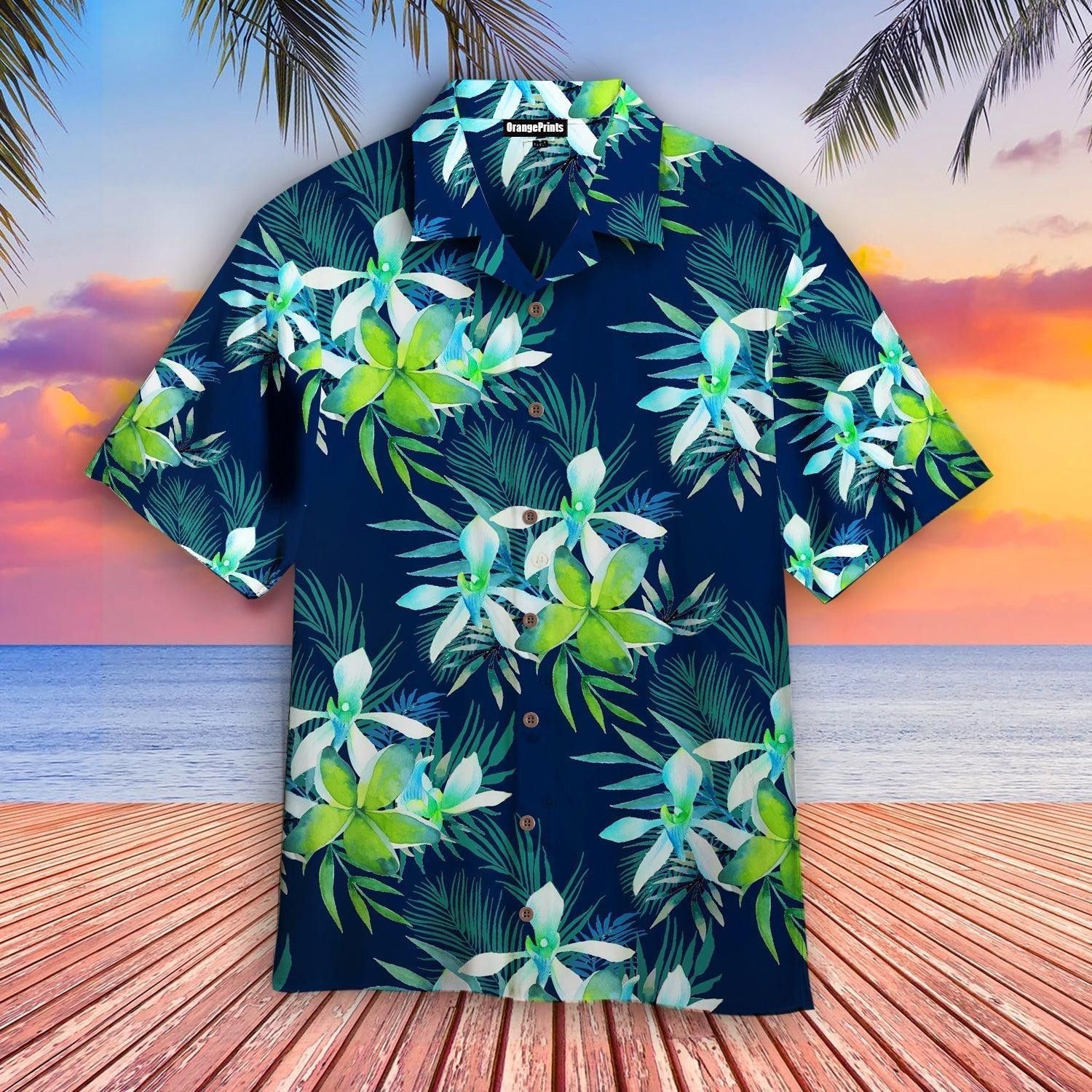 Floral Tropical Trendy Hawaiian Shirt For