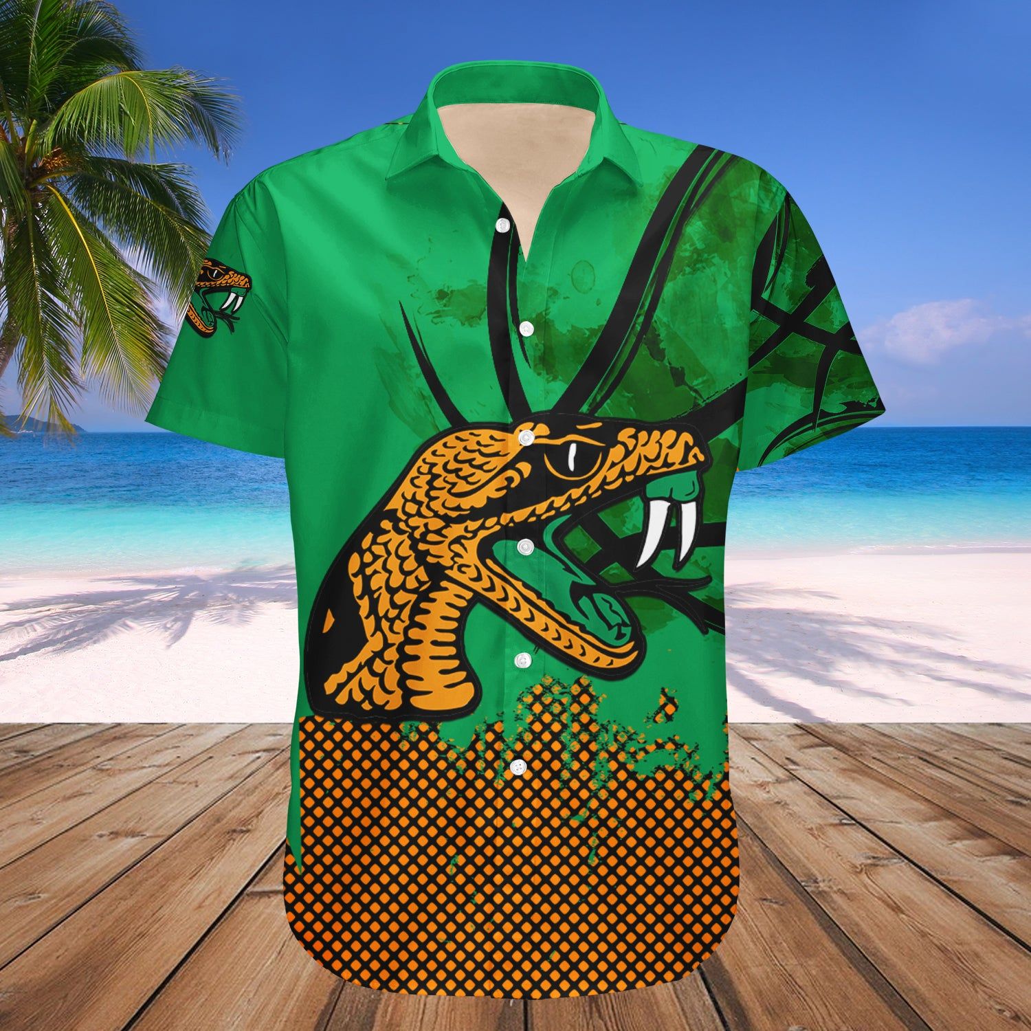 Florida A_M Rattlers Hawaii Shirt Basketball Net Grunge Pattern – NCAA