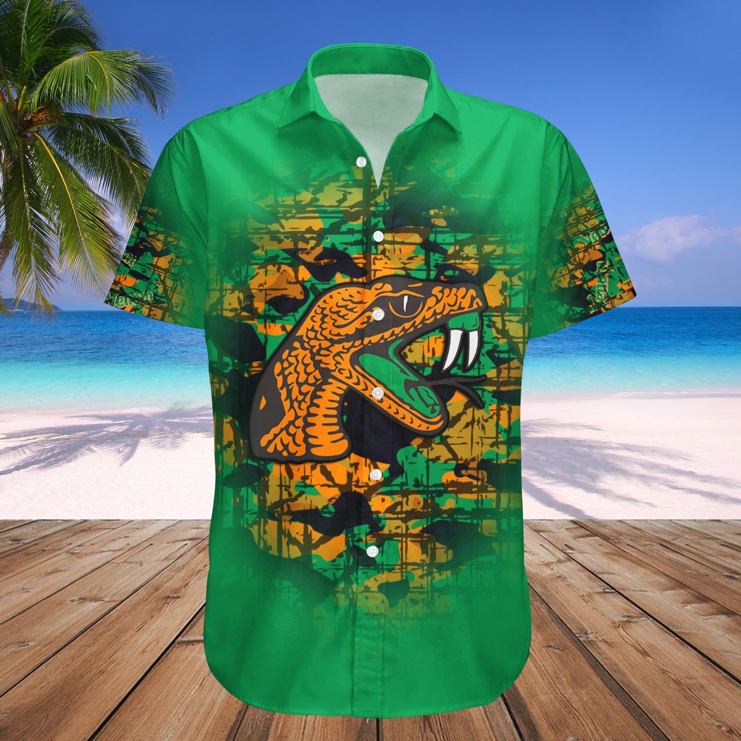 Florida A_M Rattlers Hawaii Shirt Camouflage Vintage – NCAA
