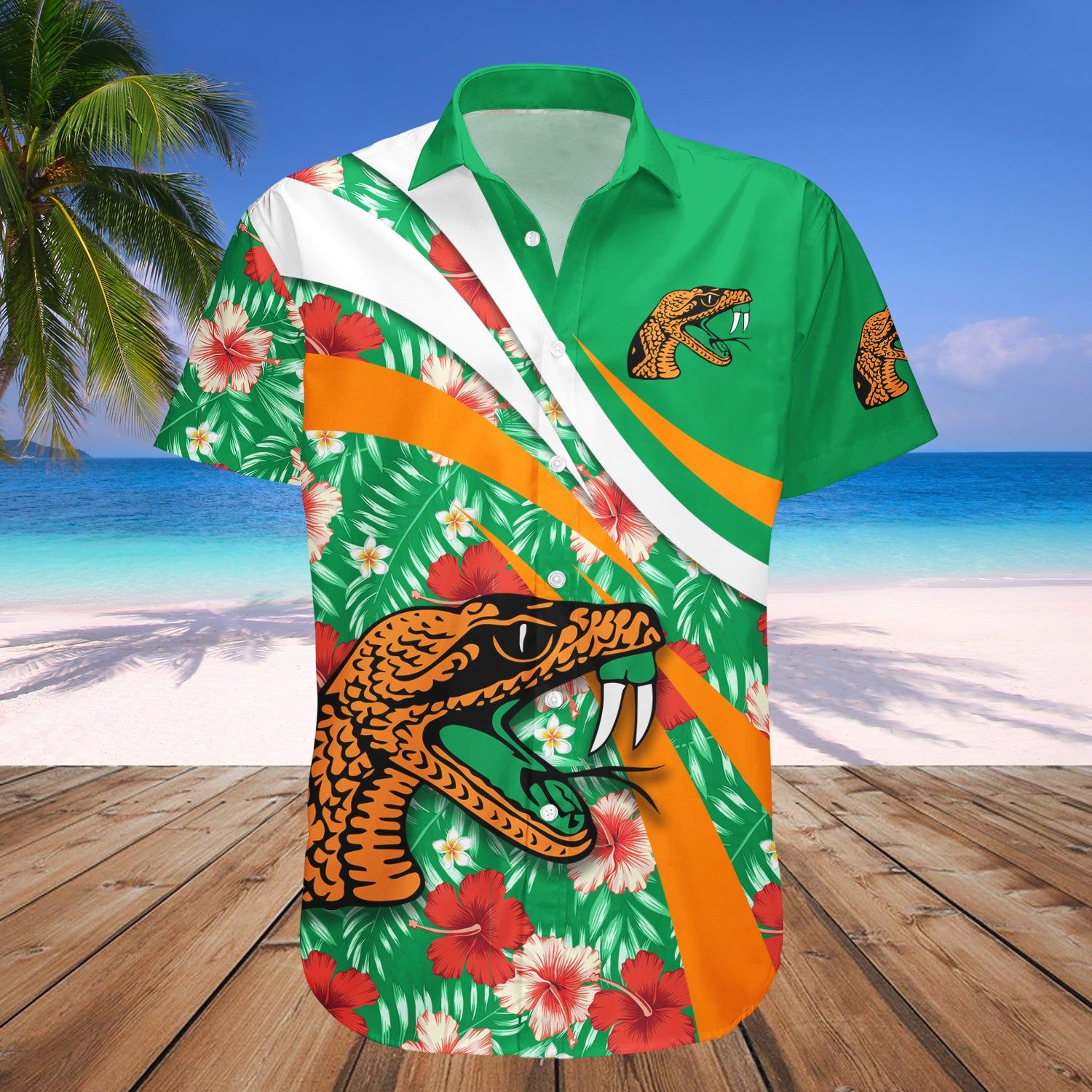 Florida A_M Rattlers Hawaii Shirt Hibiscus Sport Style – NCAA
