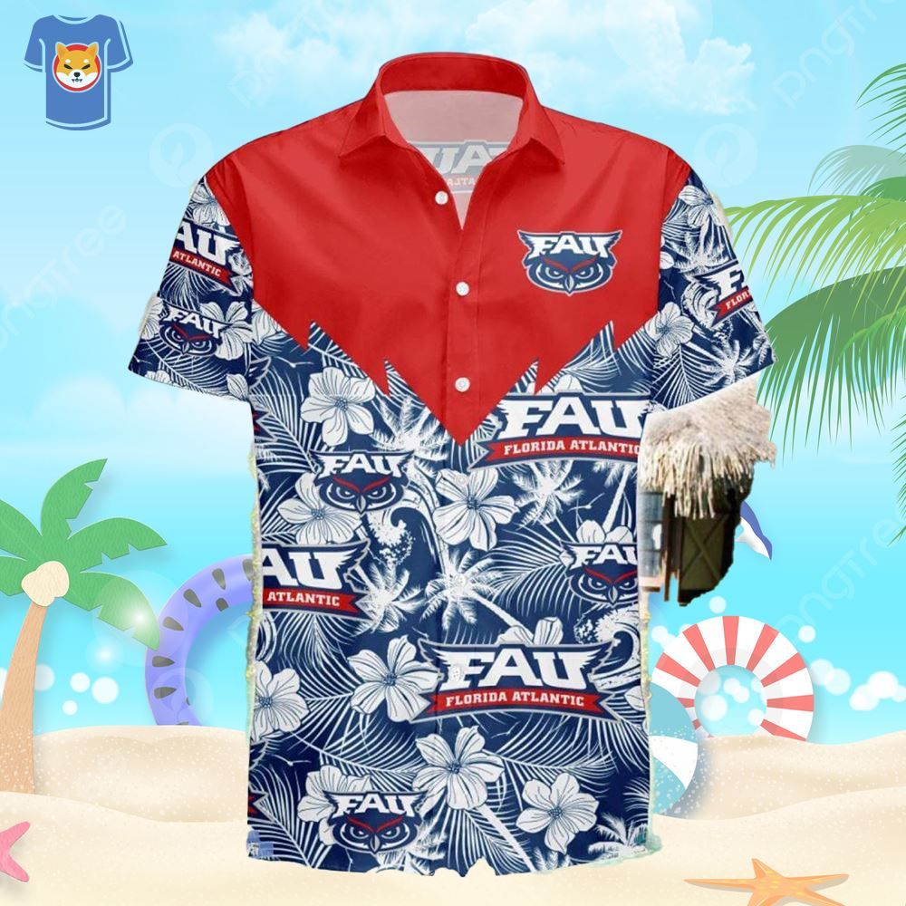 Florida Atlantic Tropical Seamless NCAA Fans Gift Hawaiian Shirt