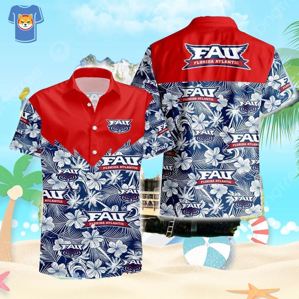 Florida Atlantic Tropical Seamless NCAA Fans Gift Hawaiian Shirt