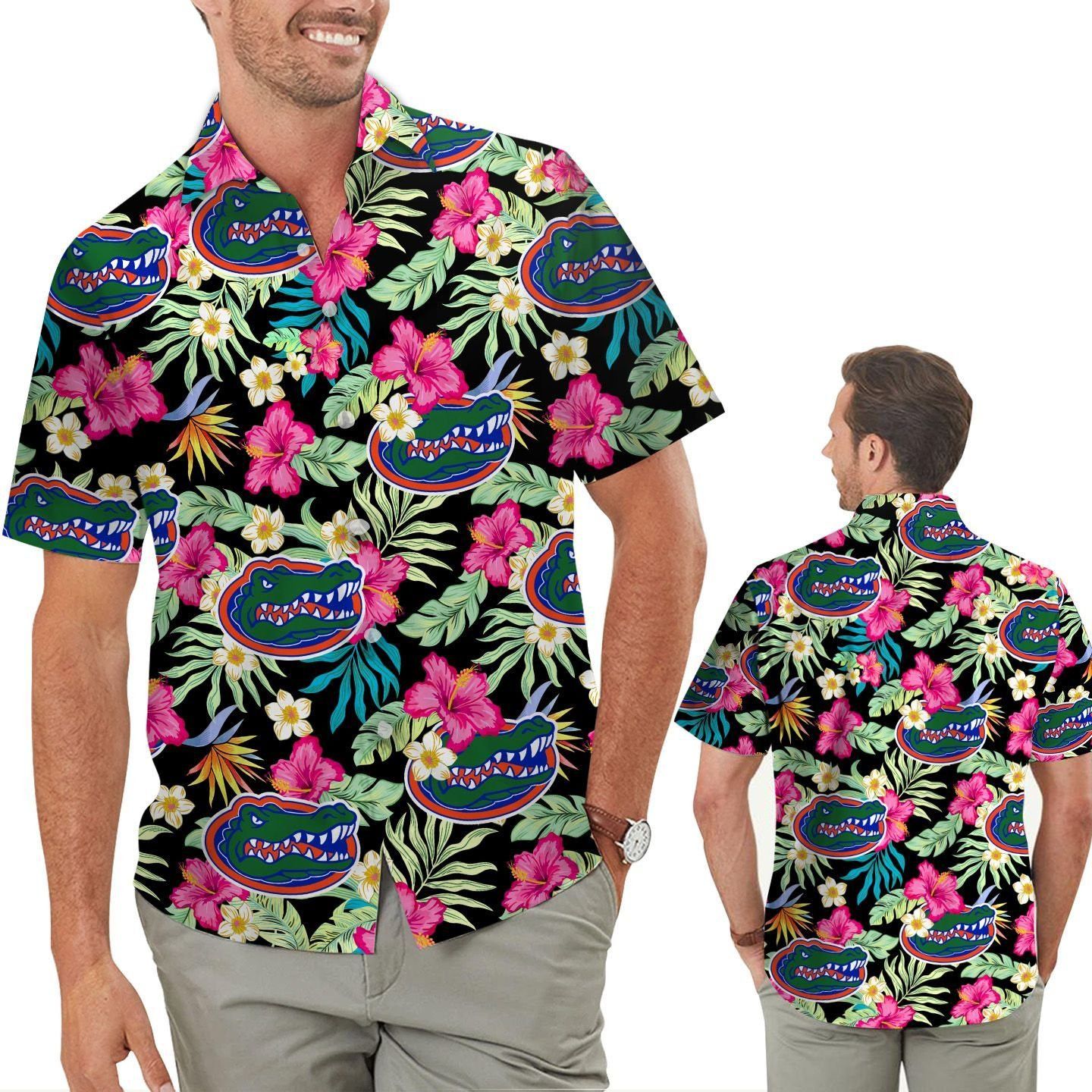 Florida Gators Hibiscus Design Elegance Hawaiian Shirt Trendy Tropical