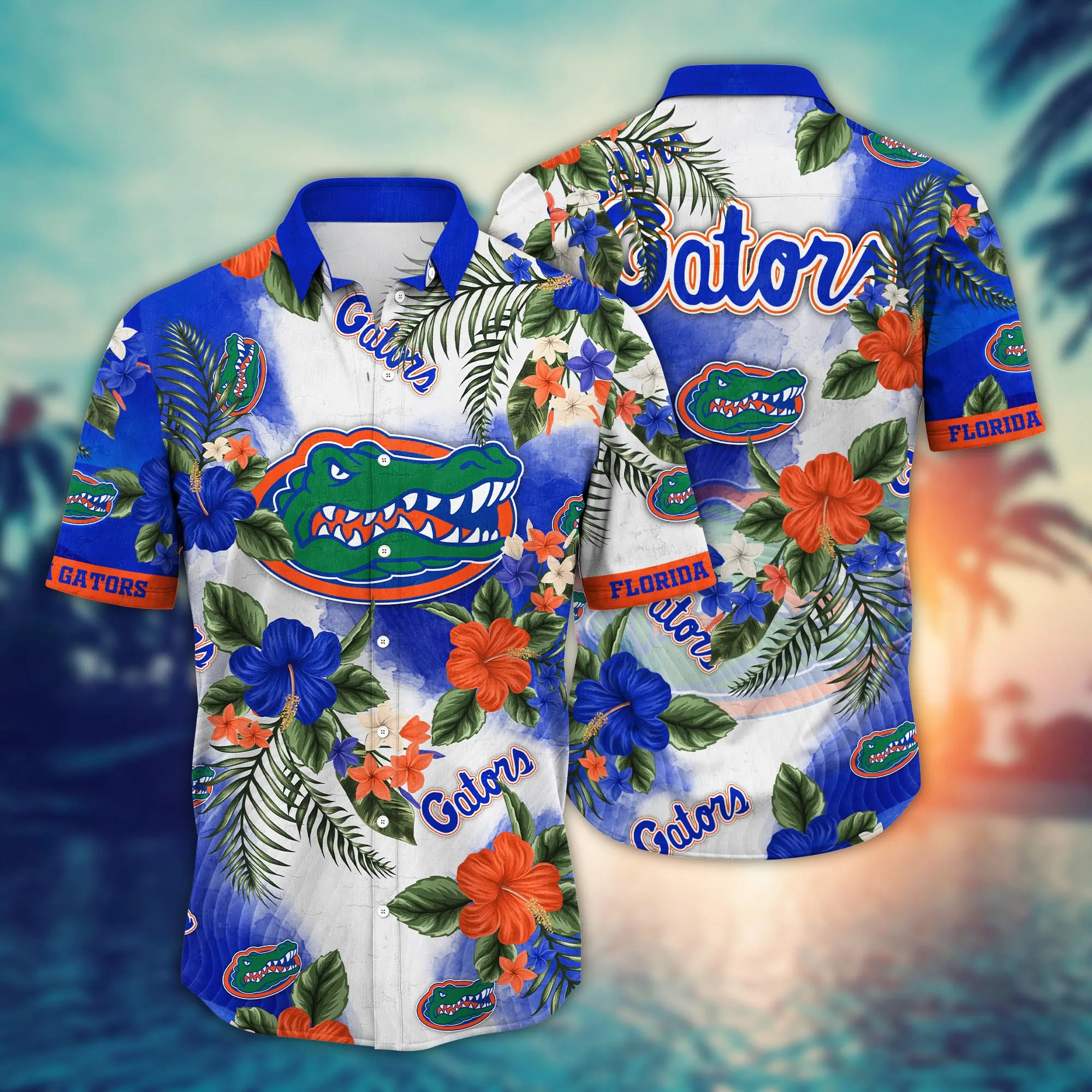 Florida Gators NCAA Hawaiian Shirt Beer Gardenstime Aloha Shirt