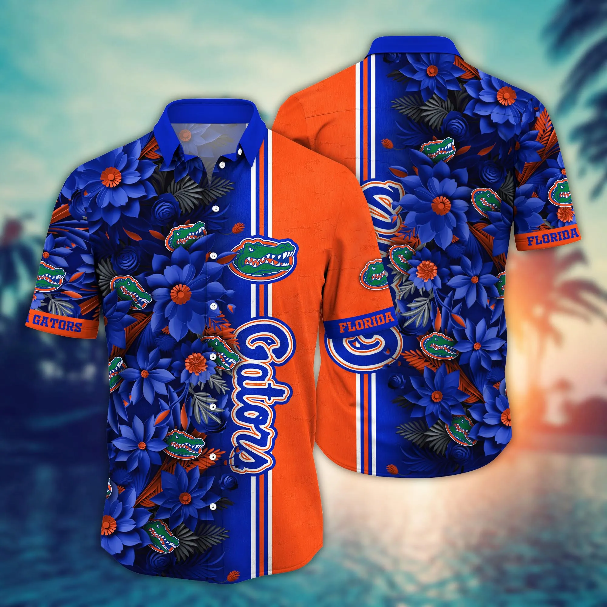 Florida Gators NCAA Hawaiian Shirt Custom Summer Fruits Aloha Shirt Florida Gators NCAA Hawaiian Shirt Custom Summer Fruits Aloha Shirt