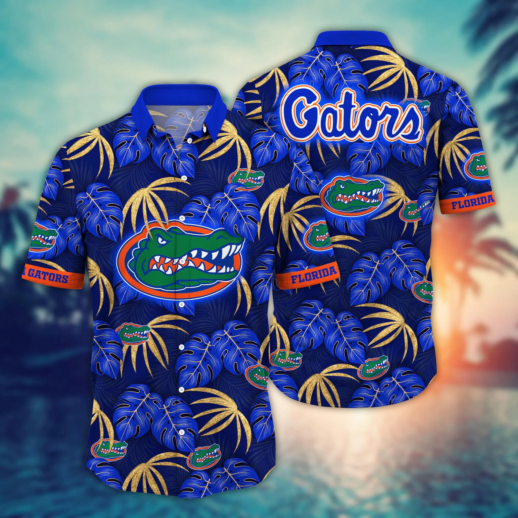 Florida Gators NCAA Hawaiian Shirt Getaway Aloha Shirt Florida Gators NCAA Hawaiian Shirt Getaway Aloha Shirt