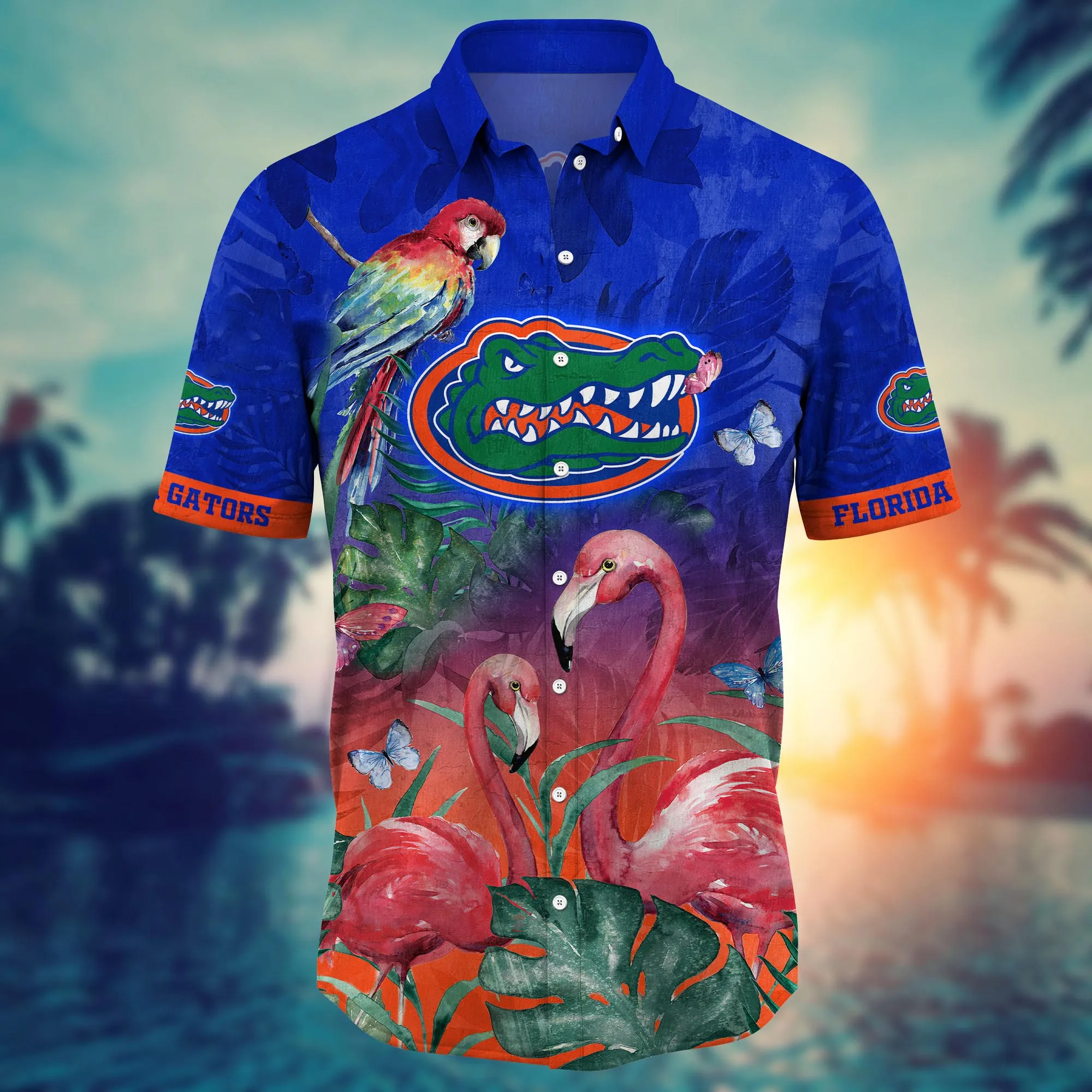Florida Gators NCAA Hawaiian Shirt Hot Season Header Volley Shirts