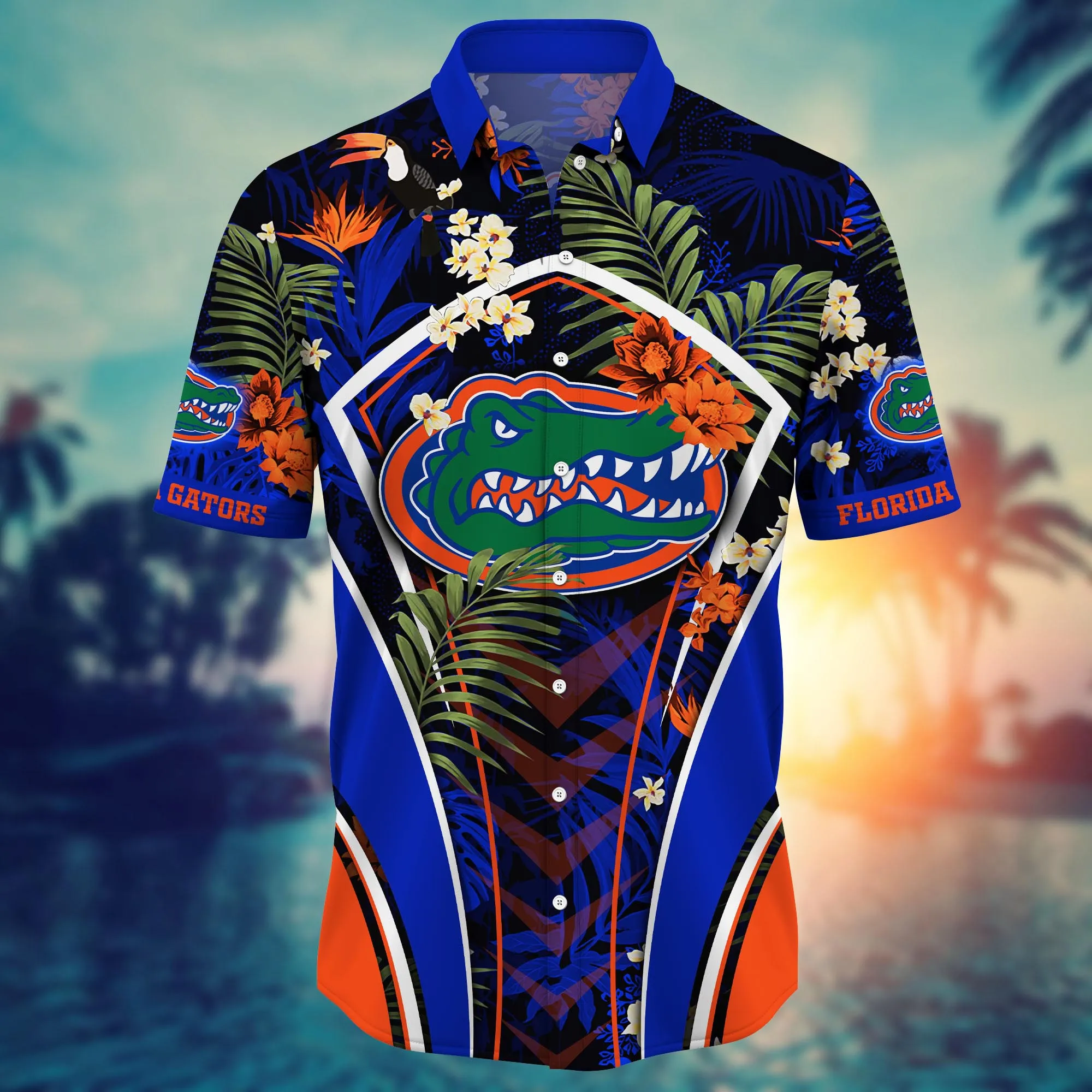 Florida Gators NCAA Hawaiian Shirt Sun Showers Aloha Shirt