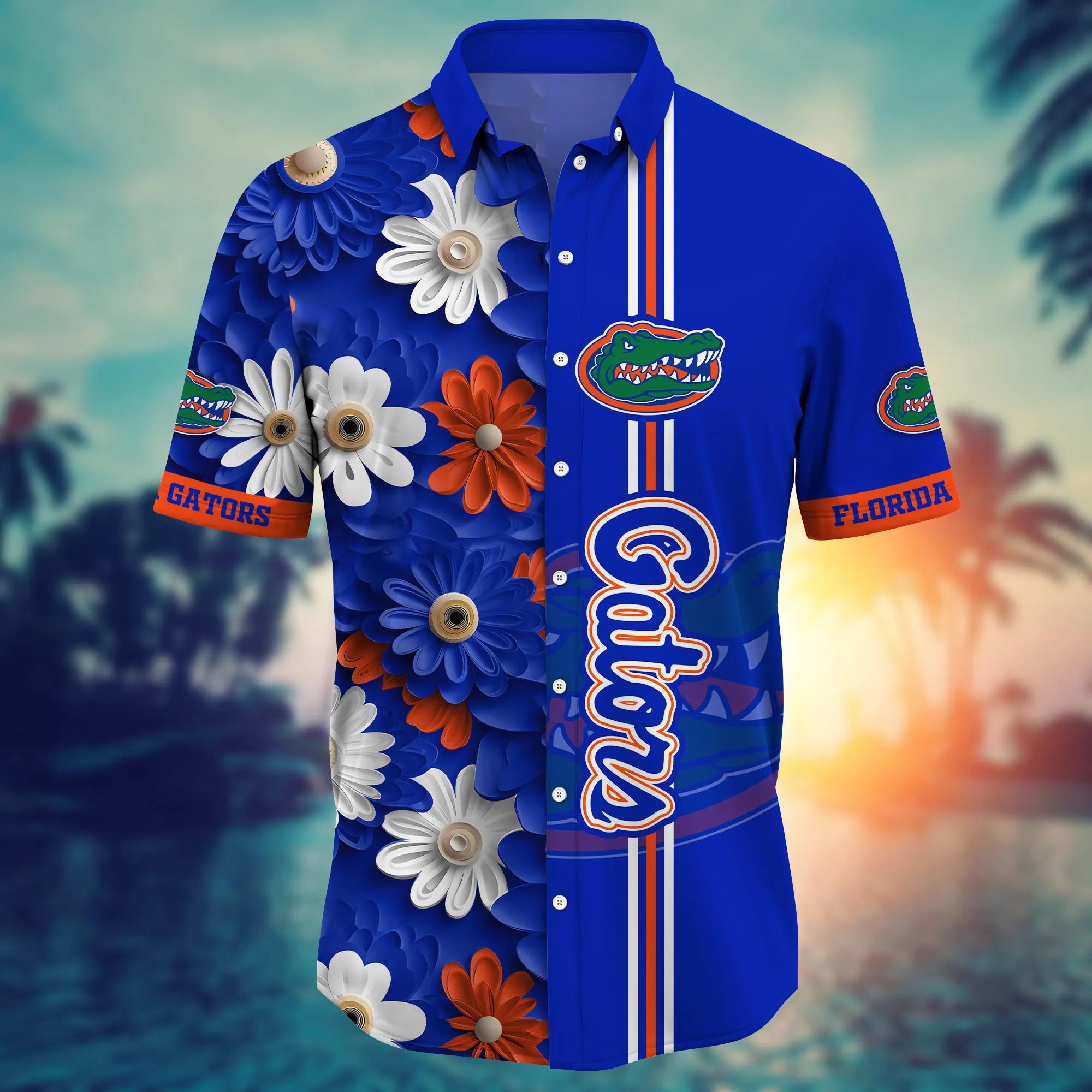 Florida Gators NCAA Hawaiian Shirt Sunbathe Aloha Shirt