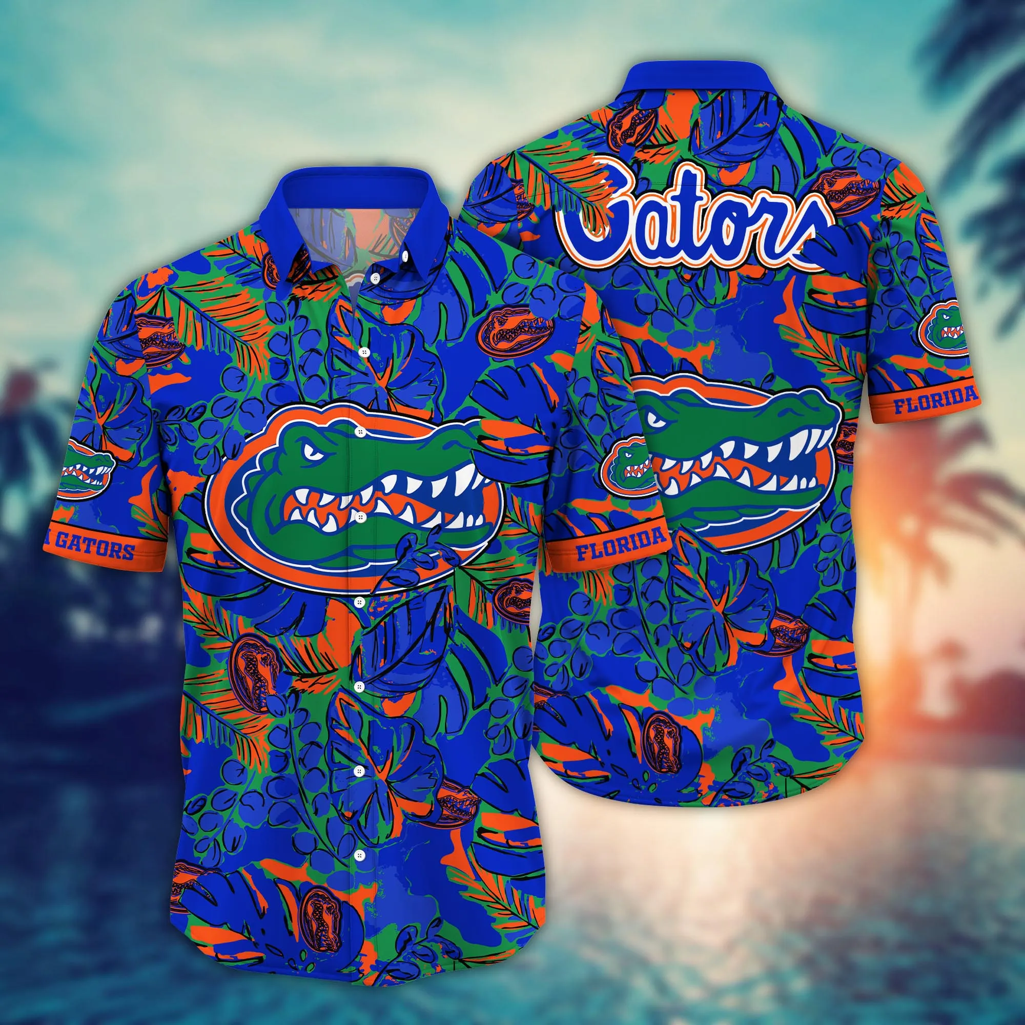 Florida Gators NCAA Hawaiian Shirt Sunlit Aloha Shirt