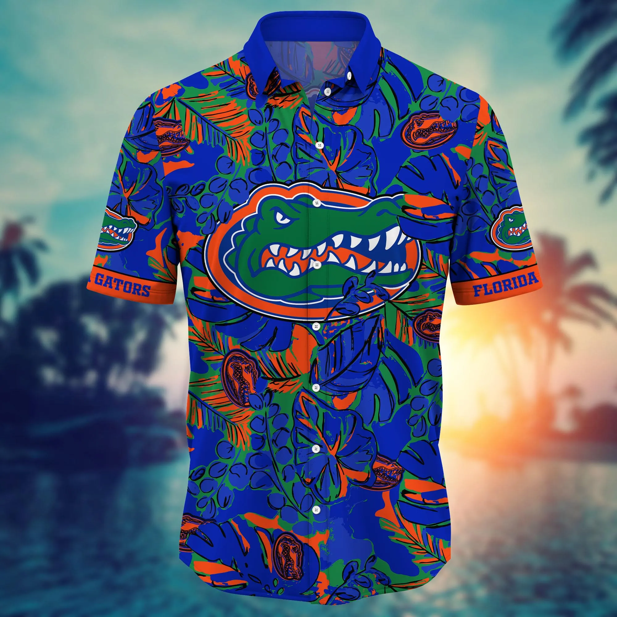 Florida Gators NCAA Hawaiian Shirt Sunlit Aloha Shirt