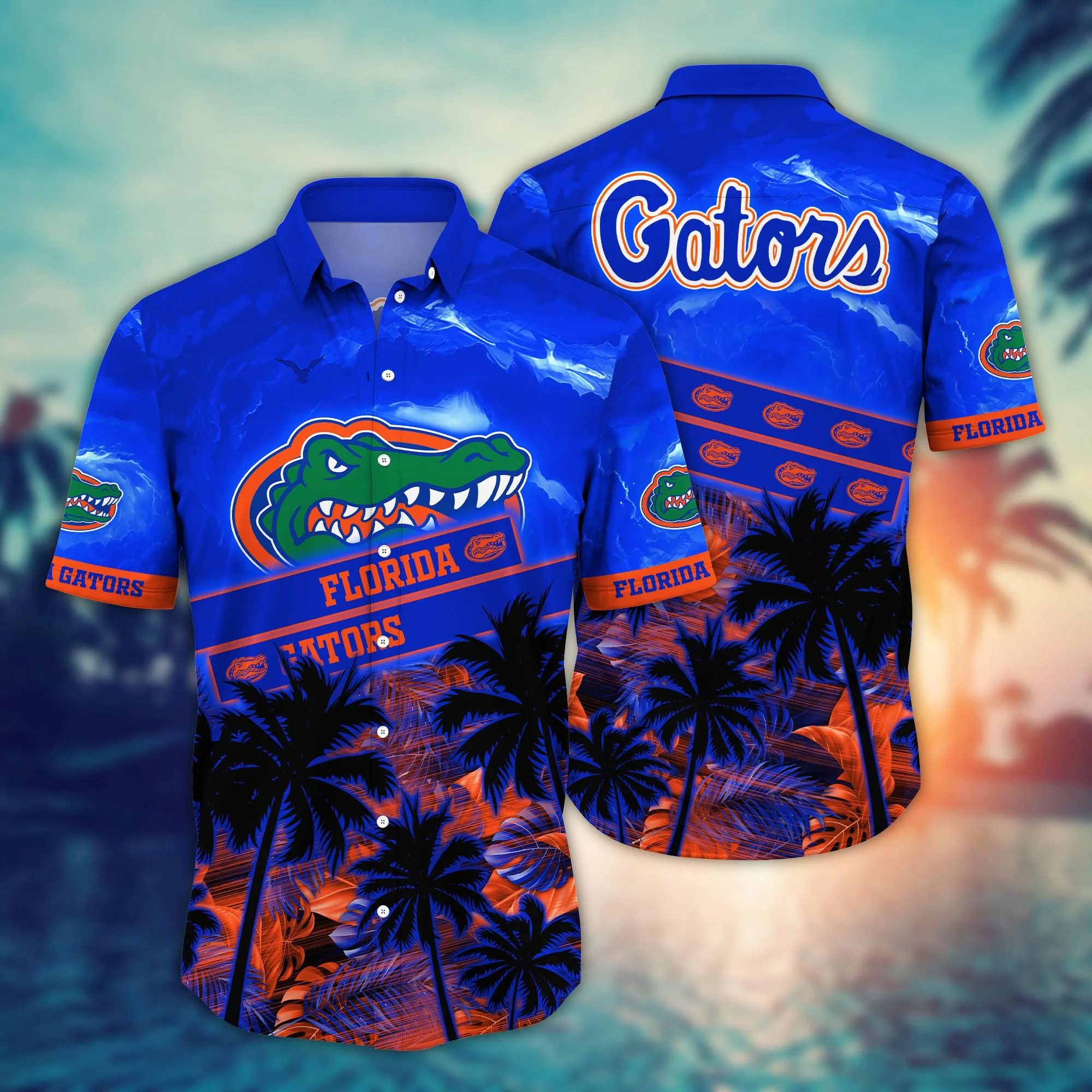 Florida Gators NCAA Hawaiian Shirt Sunny Aloha Shirt Florida Gators NCAA Hawaiian Shirt Sunny Aloha Shirt