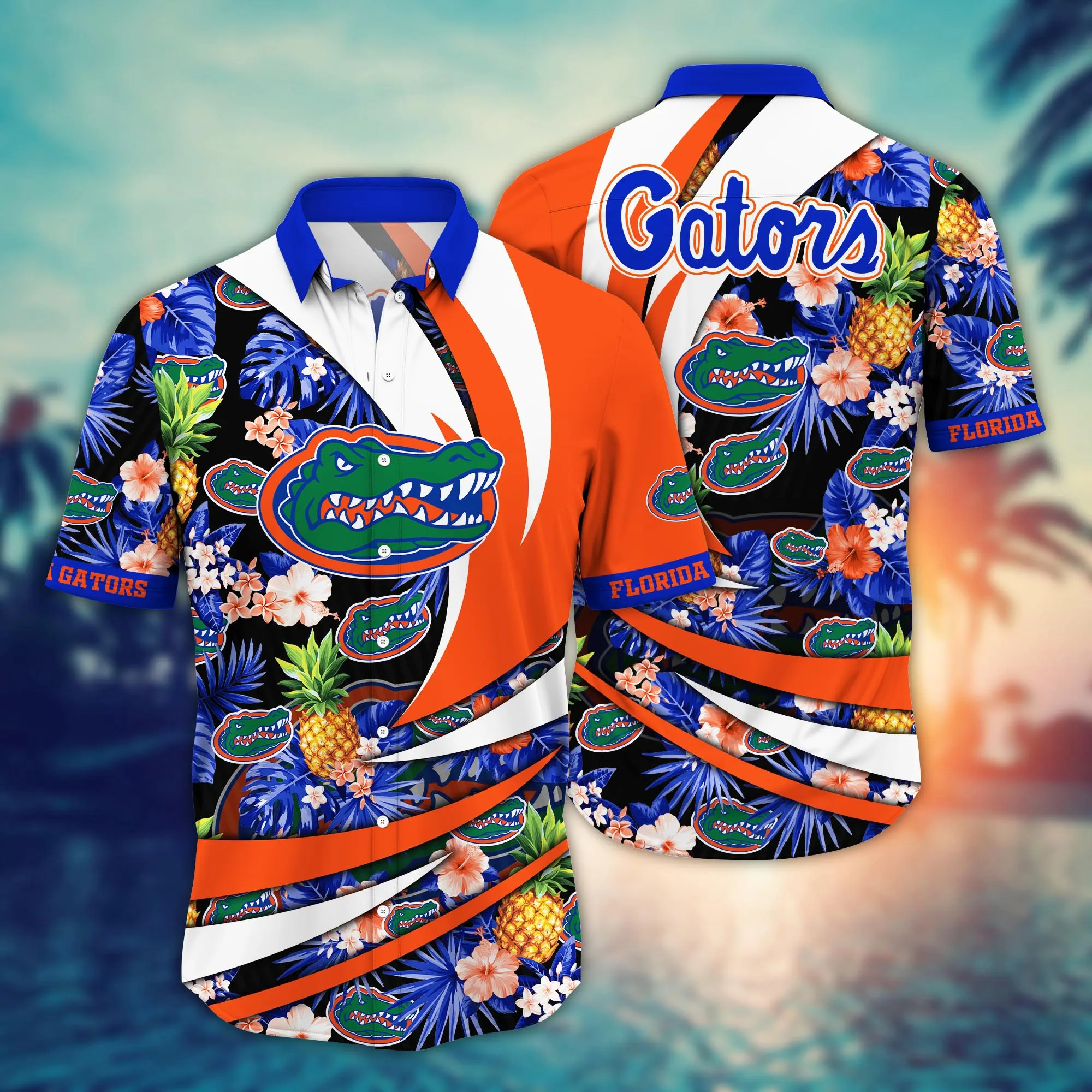 Florida Gators NCAA Hawaiian Shirt Surfing Aloha Shirt