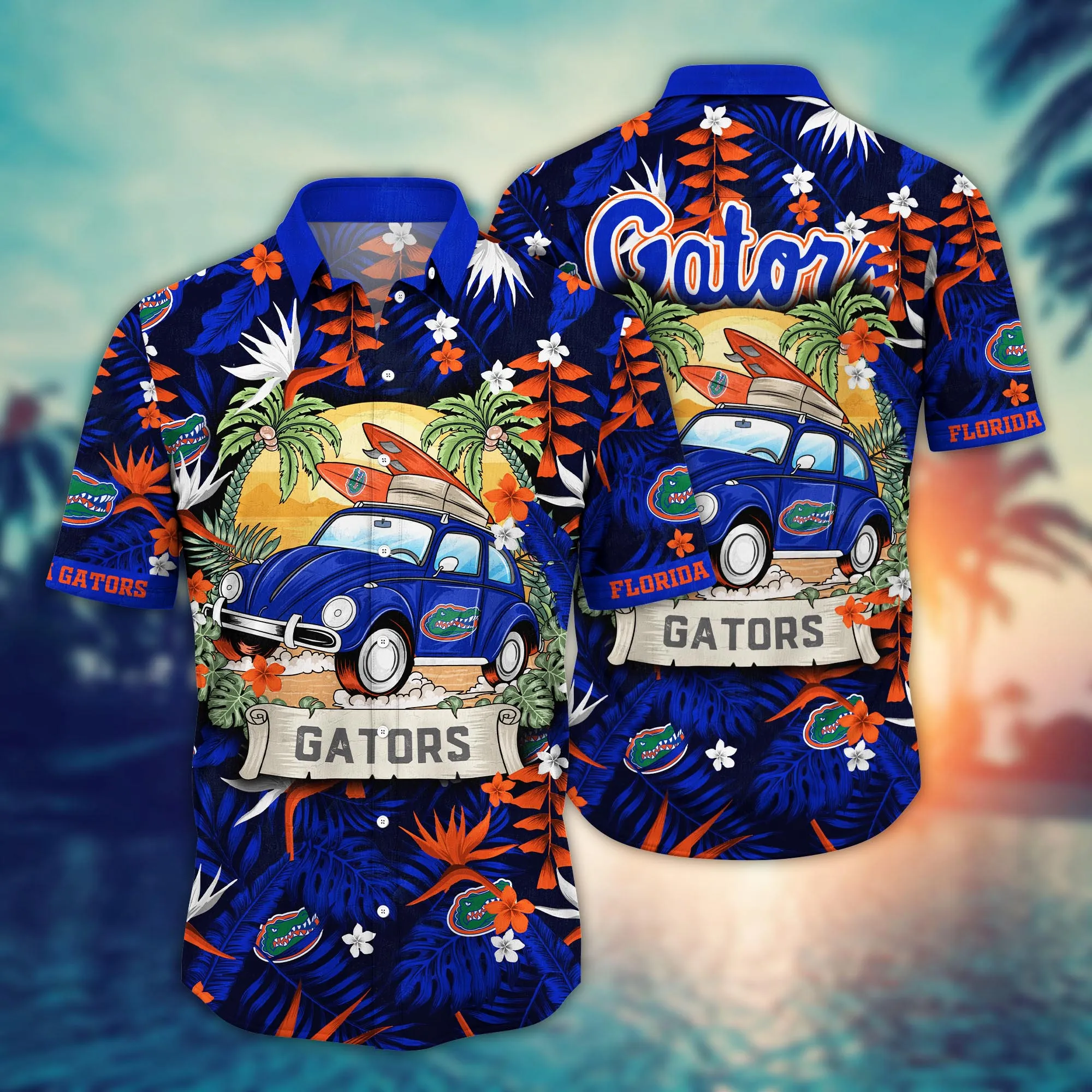Florida Gators NCAA Hawaiian Shirt Tanningtime Aloha Shirt