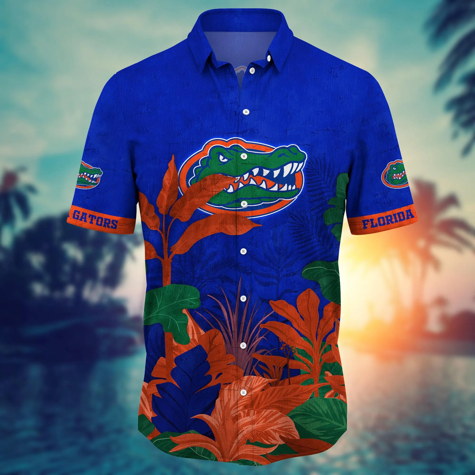 Florida Gators NCAA Hawaiian Shirt Warm Nights Aloha Shirt