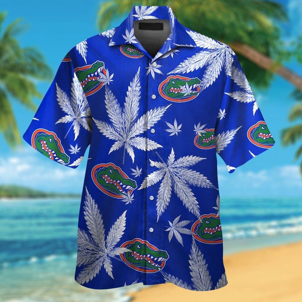 Florida Gators Short Sleeve Button Up Tropical Hawaiian Shirt VER01