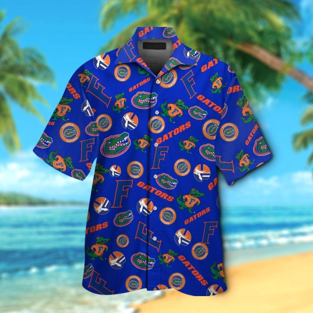 Florida Gators Short Sleeve Button Up Tropical Hawaiian Shirt VER04