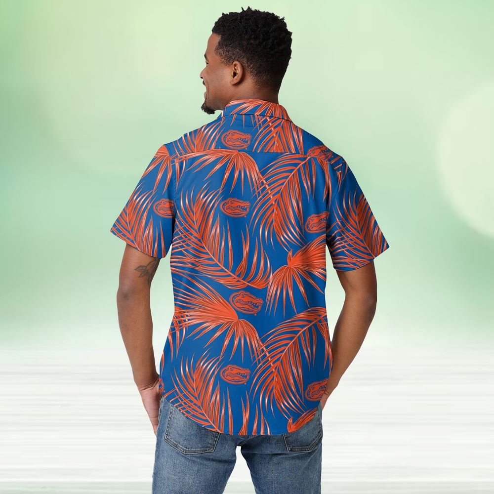 Florida Gators Themed Hawaiian Button Up Shirt