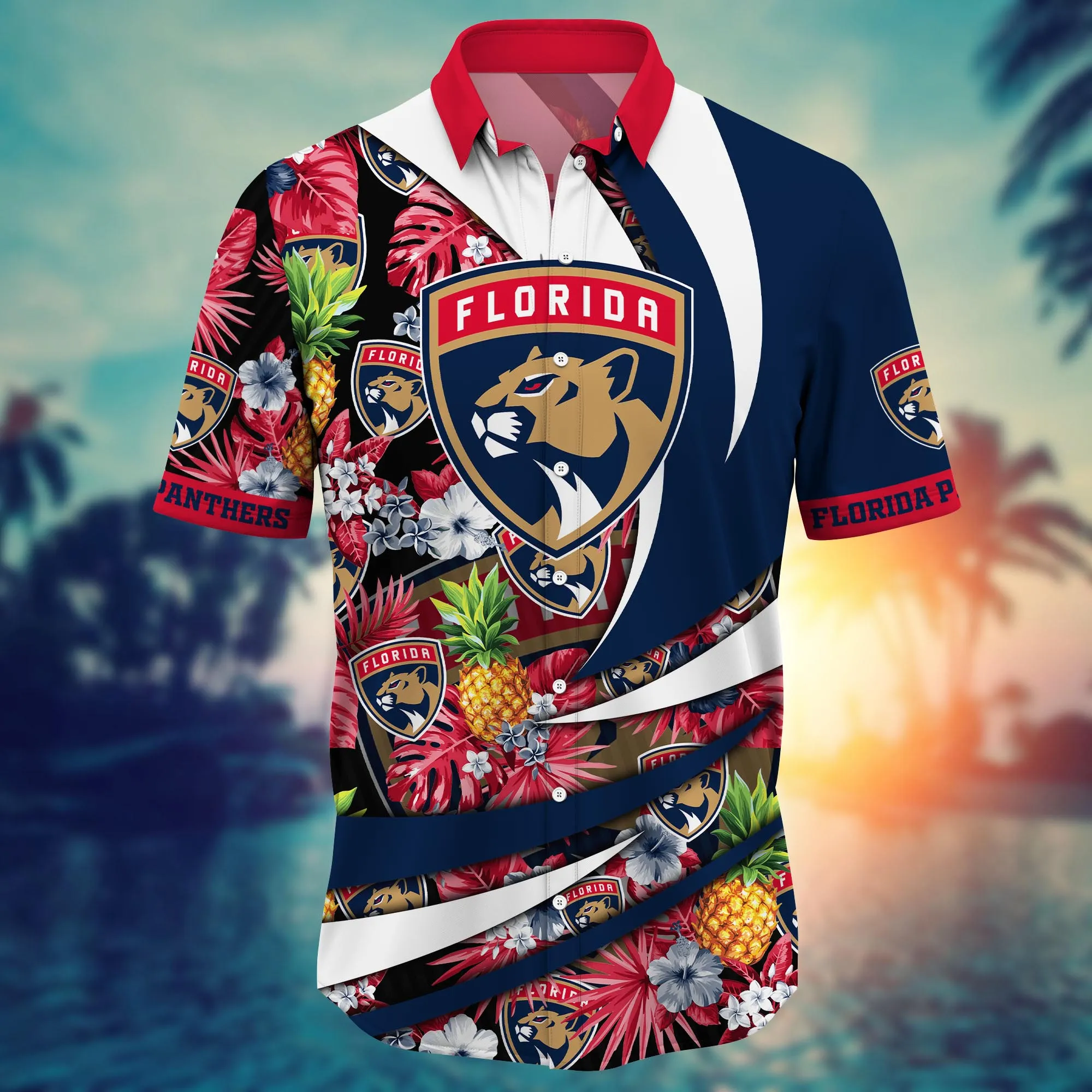 Florida Panthers NHL Hawaiian Shirt Long Days Aloha Shirt