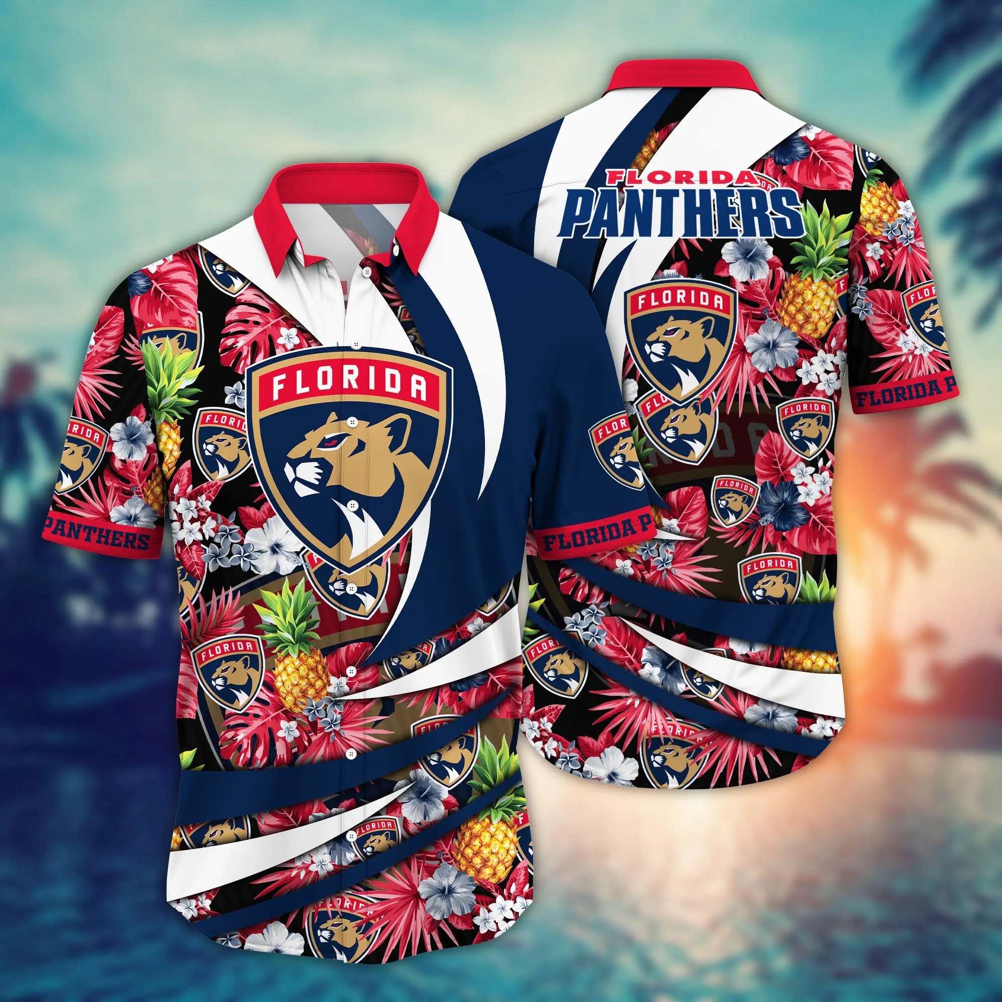 Florida Panthers NHL Hawaiian Shirt Long Days Aloha Shirt