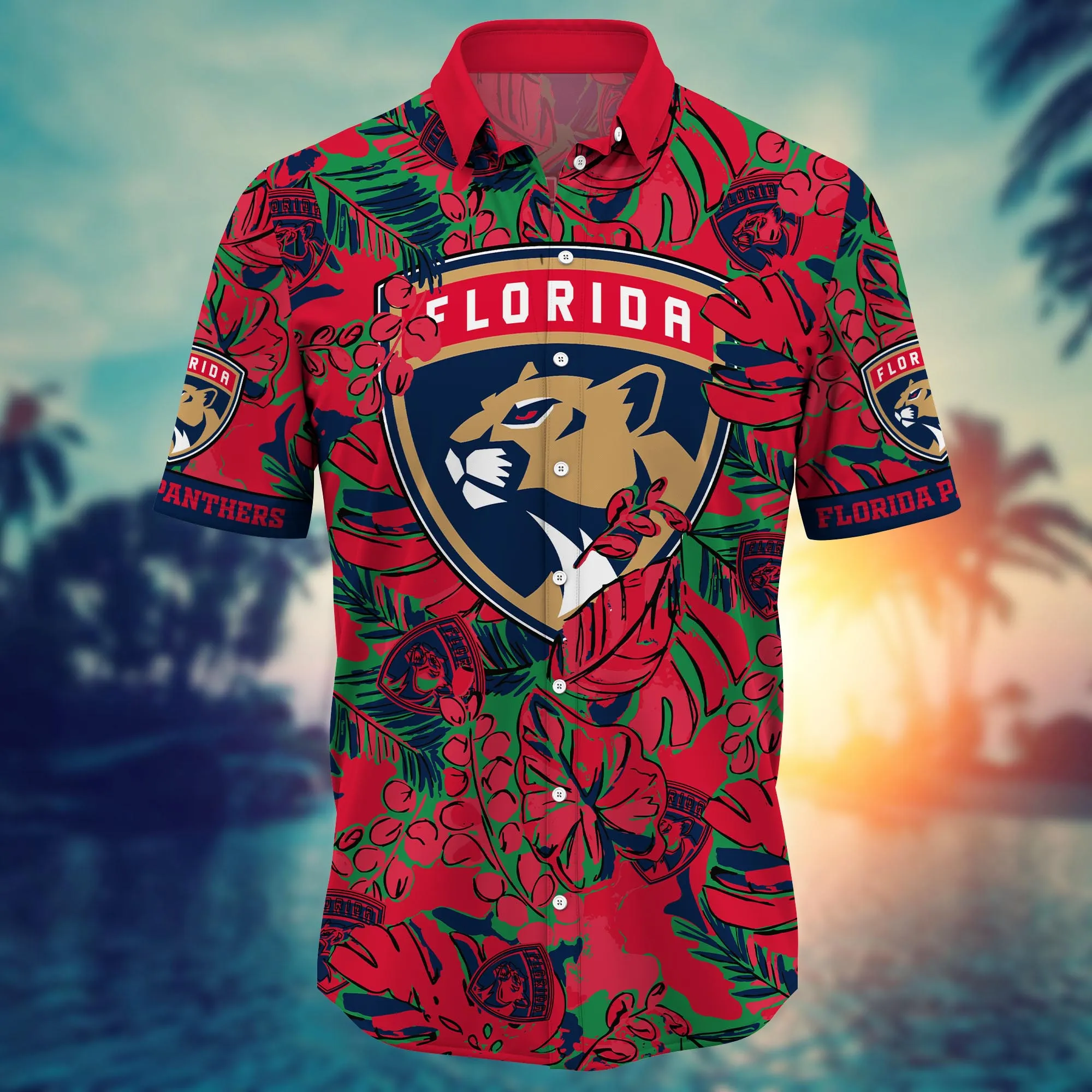 Florida Panthers NHL Hawaiian Shirt Mosquito Bites Aloha Shirt