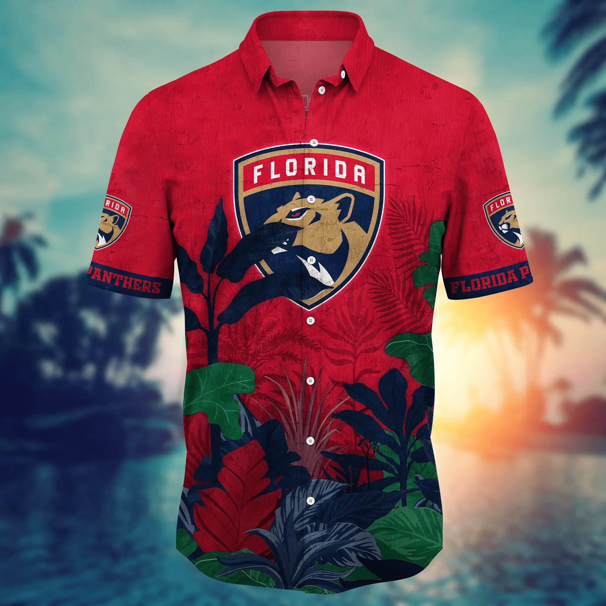 Florida Panthers NHL Hawaiian Shirt Shorts Aloha Shirt