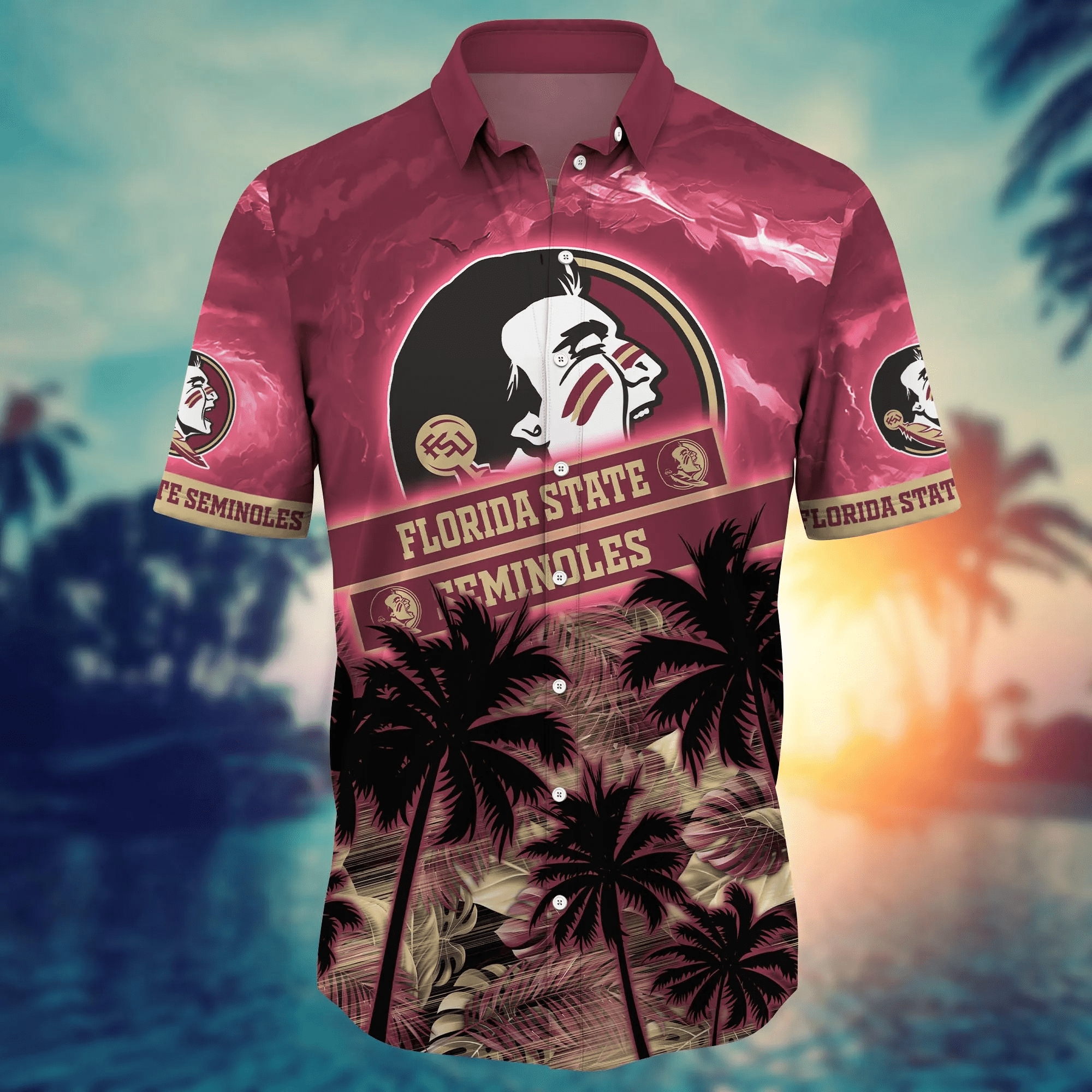 Florida State Seminoles NCAA Hawaiian Shirt Beach Aloha Shirt