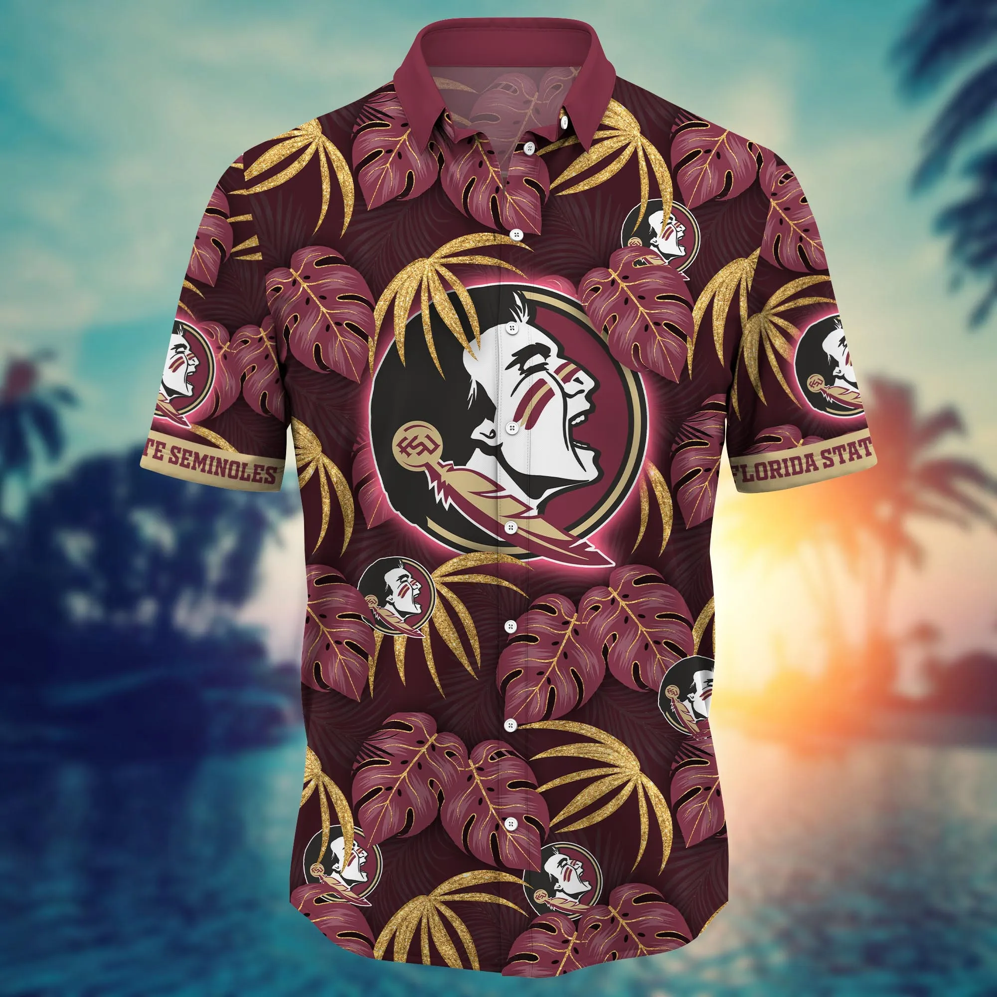 Florida State Seminoles NCAA Hawaiian Shirt Beachwear Aloha Shirt