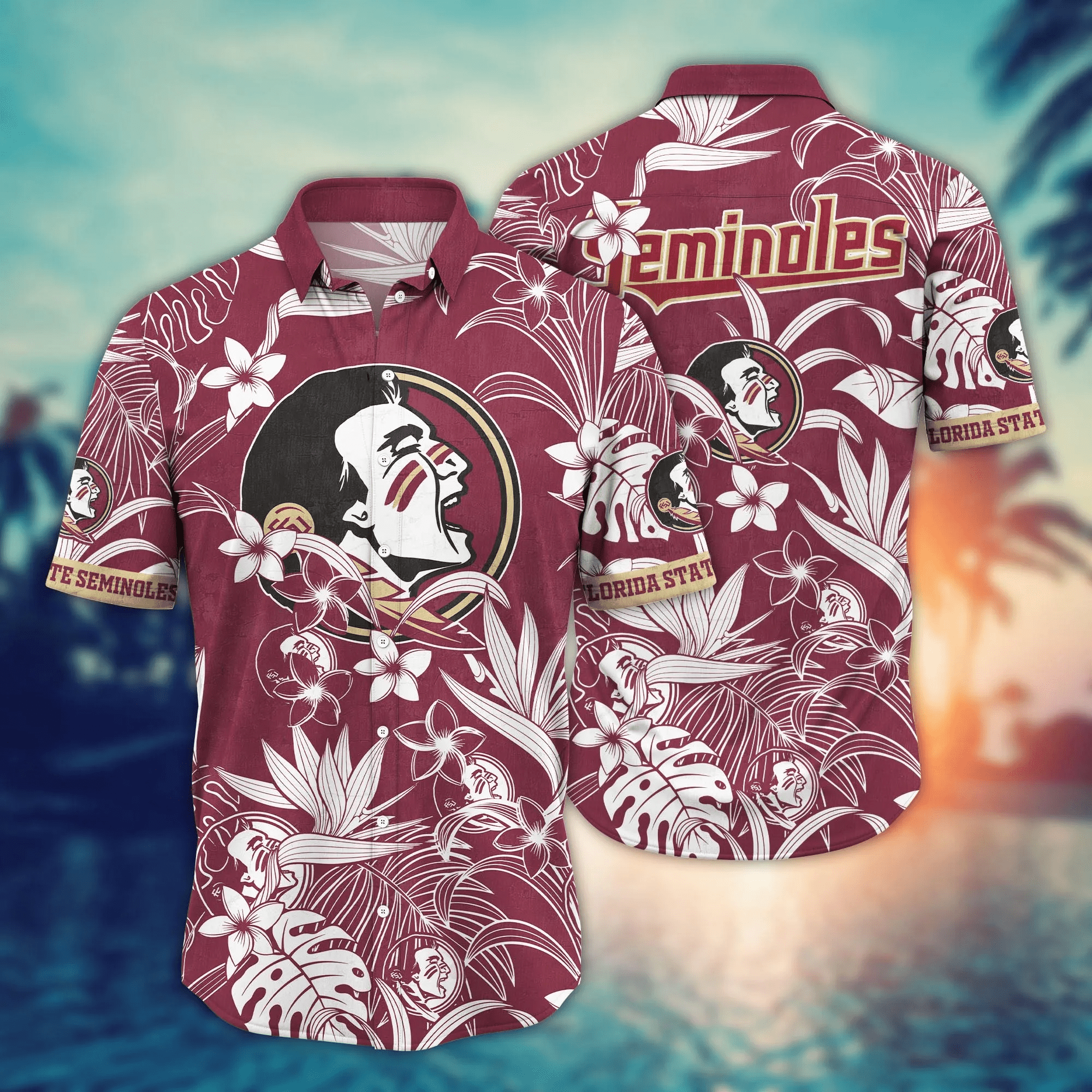 Florida State Seminoles NCAA Hawaiian Shirt Brightnesstime Aloha Shirt