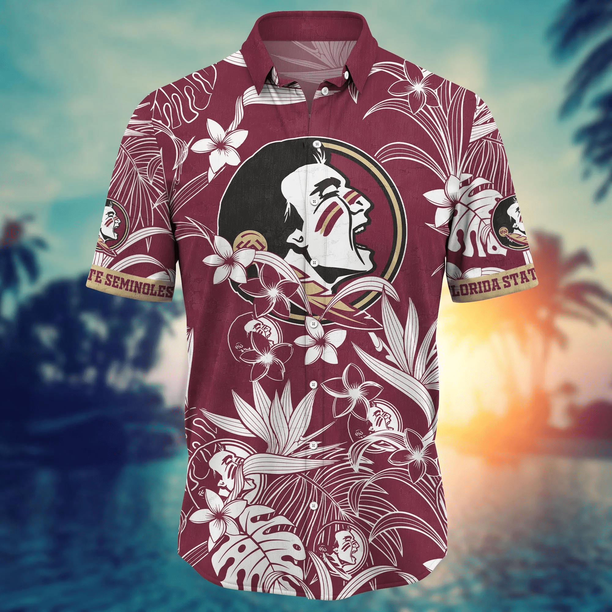 Florida State Seminoles NCAA Hawaiian Shirt Brightnesstime Aloha Shirt