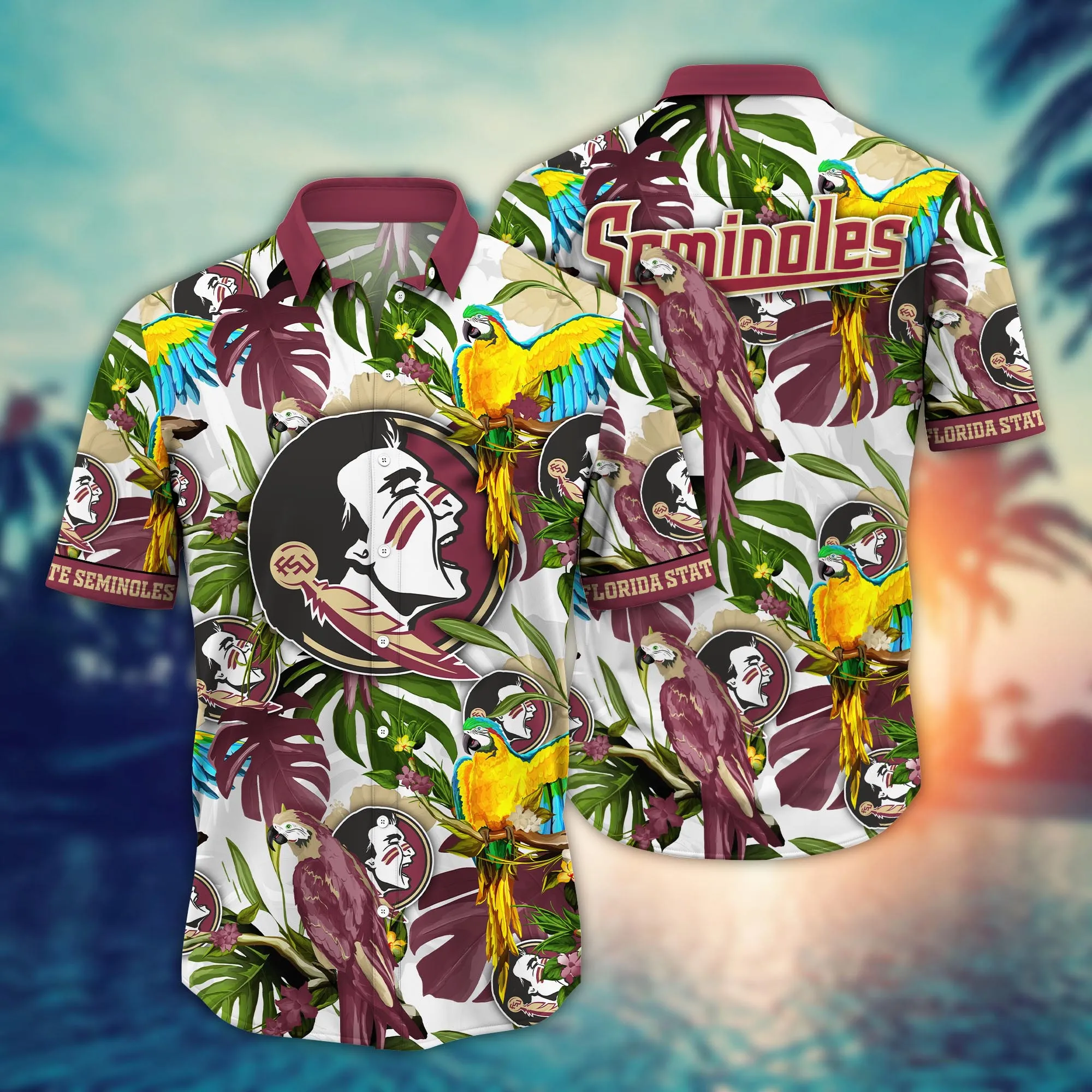 Florida State Seminoles NCAA Hawaiian Shirt High Temperaturestime International Sport Shirts