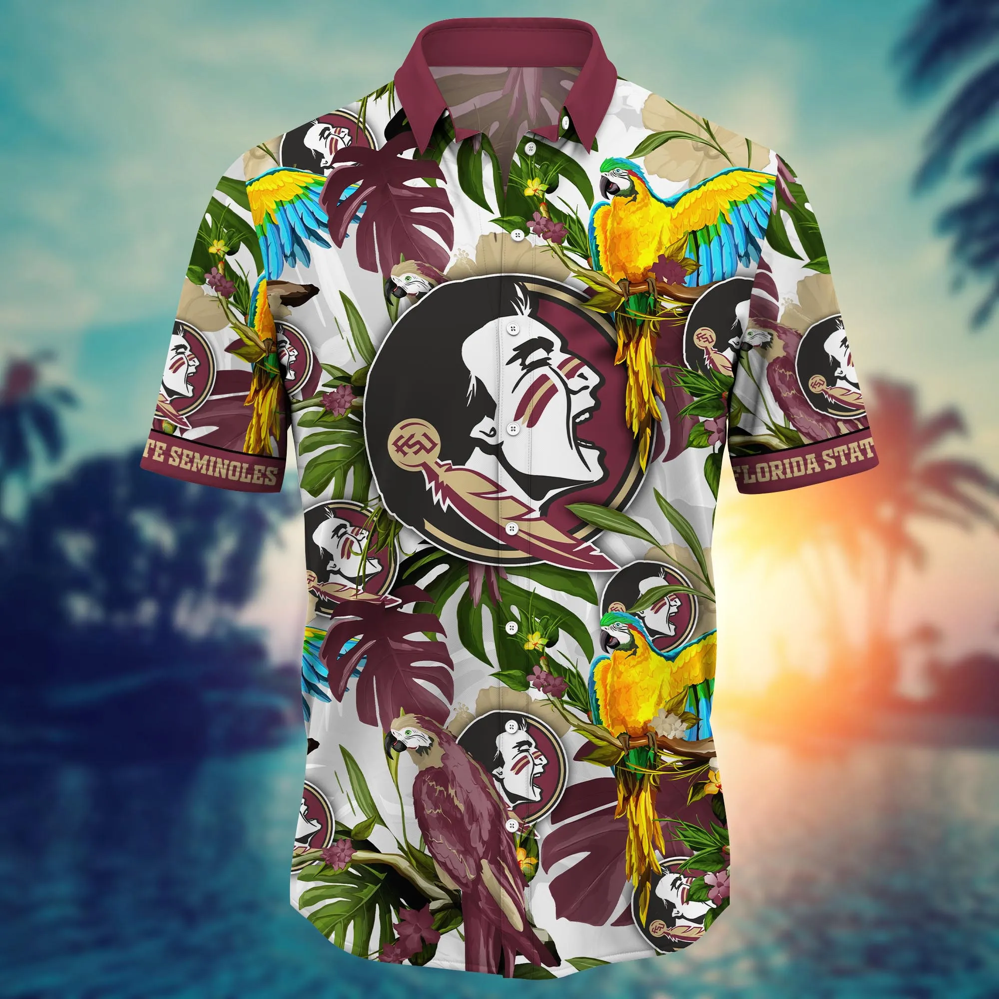 Florida State Seminoles NCAA Hawaiian Shirt High Temperaturestime International Sport Shirts