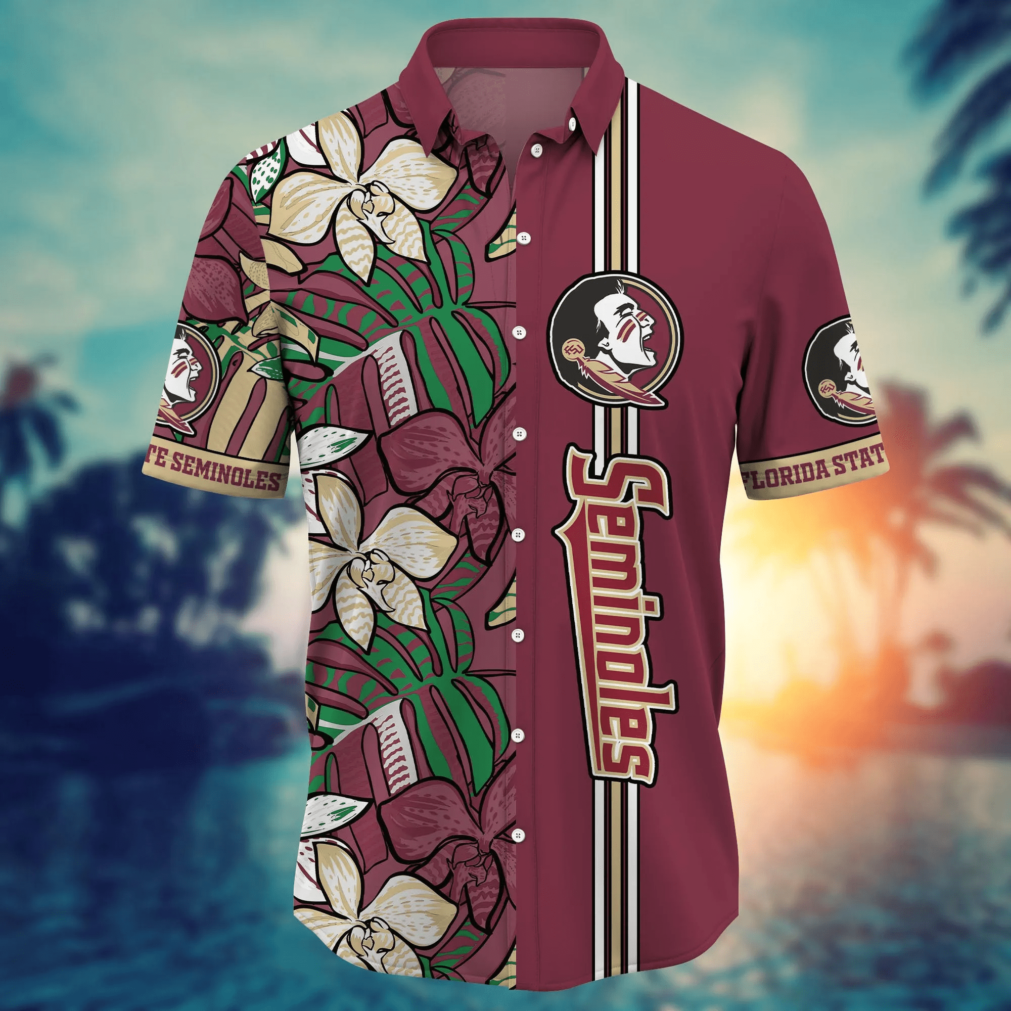 Florida State Seminoles NCAA Hawaiian Shirt Hiking Aloha Shirt