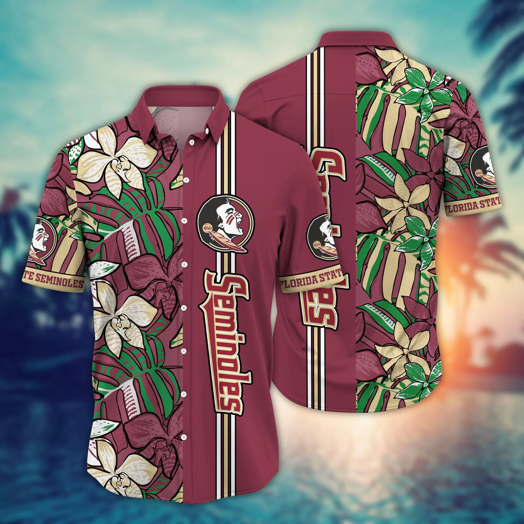 Florida State Seminoles NCAA Hawaiian Shirt Hiking Aloha Shirt