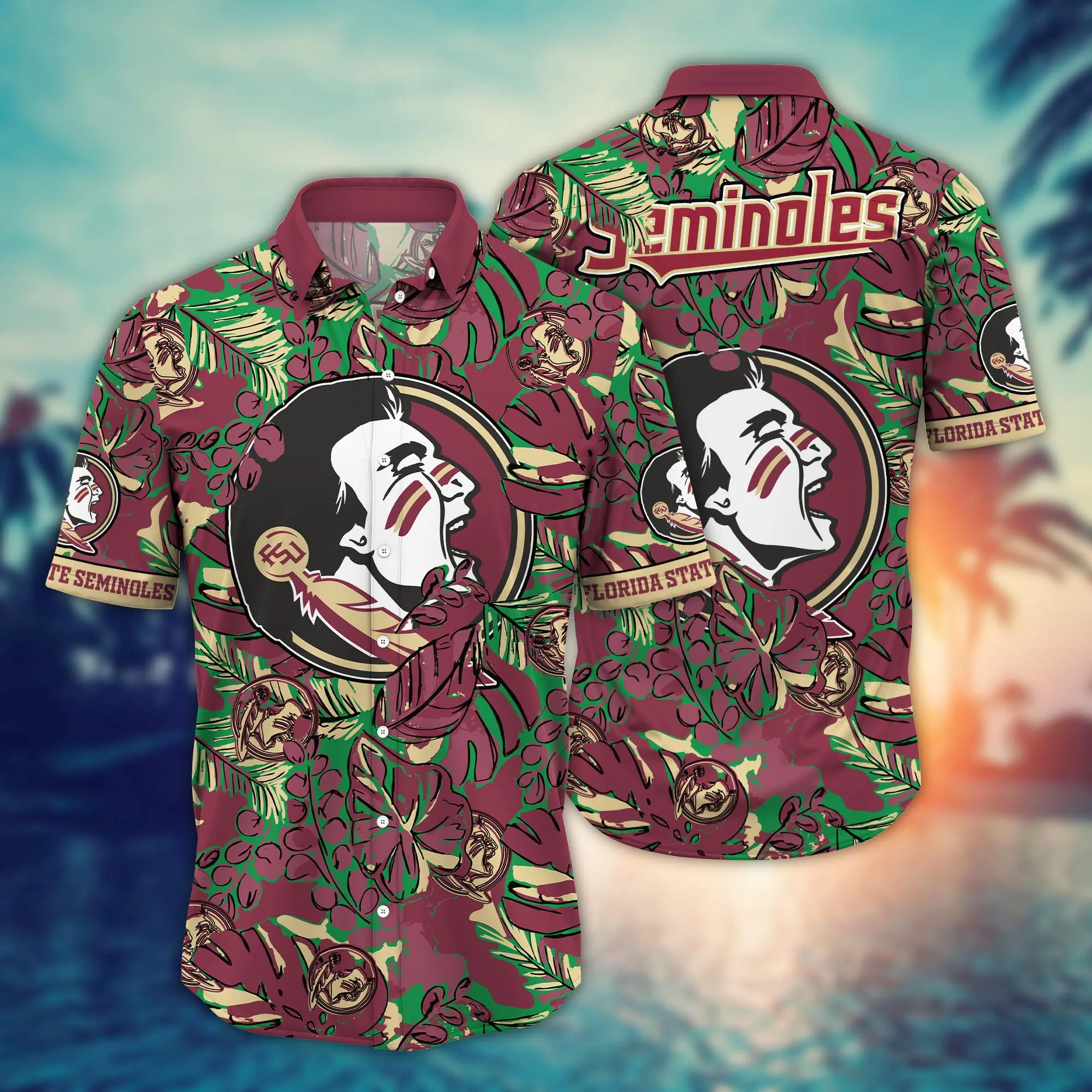 Florida State Seminoles NCAA Hawaiian Shirt Popsicles Aloha Shirt Florida State Seminoles NCAA Hawaiian Shirt Popsicles Aloha Shirt