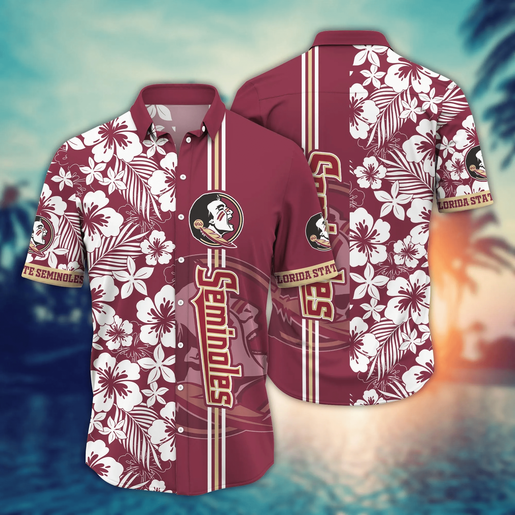 Florida State Seminoles NCAA Hawaiian Shirt Sandcastlestime Aloha Shirt