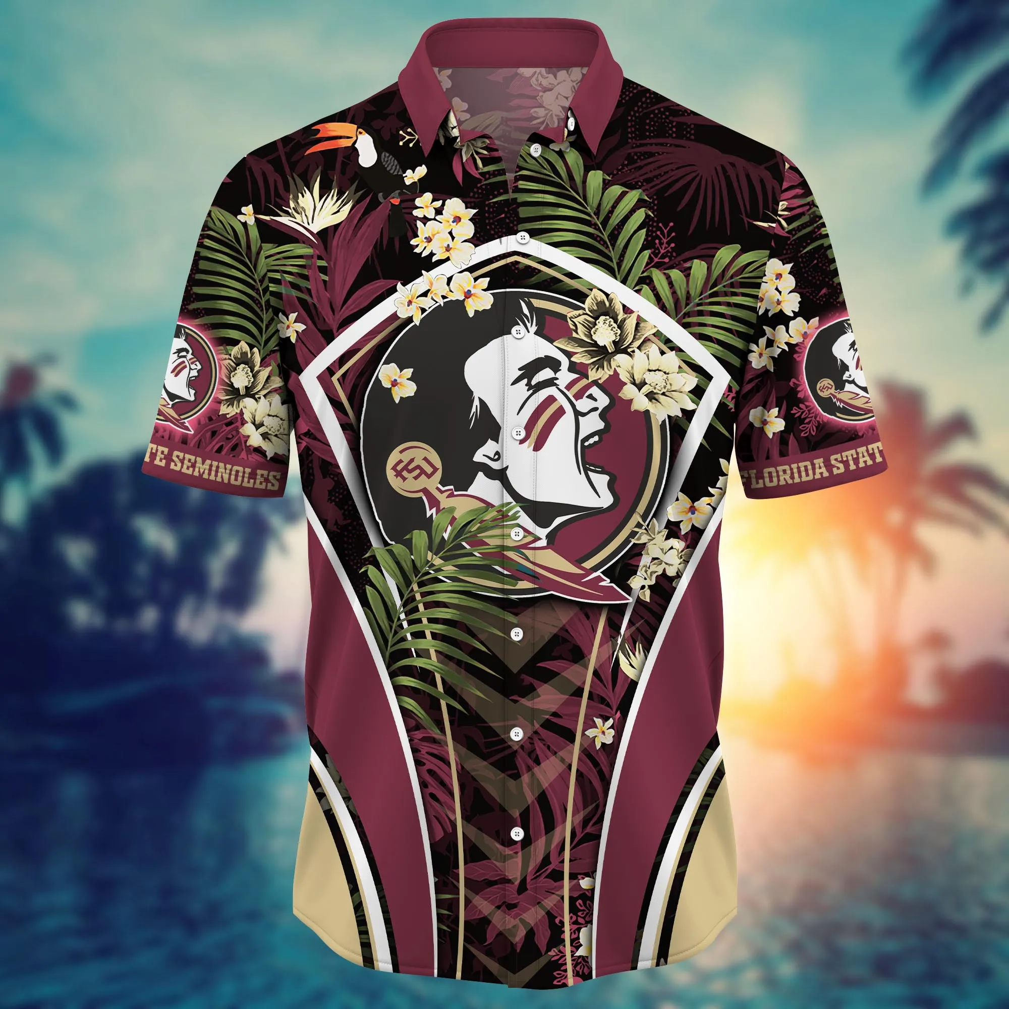 Florida State Seminoles NCAA Hawaiian Shirt Solstice Aloha Shirt