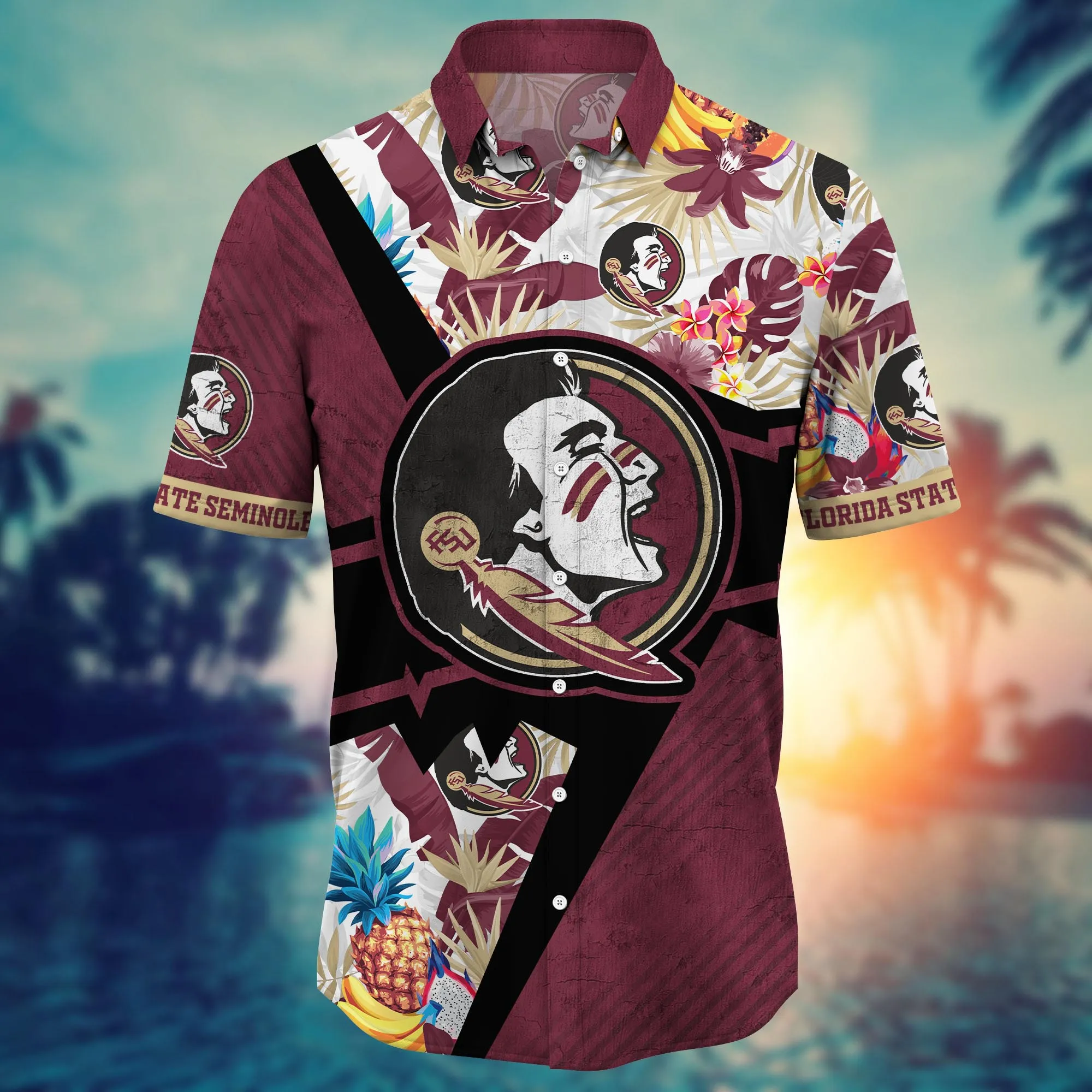 Florida State Seminoles NCAA Hawaiian Shirt Sun Showers Aloha Shirt