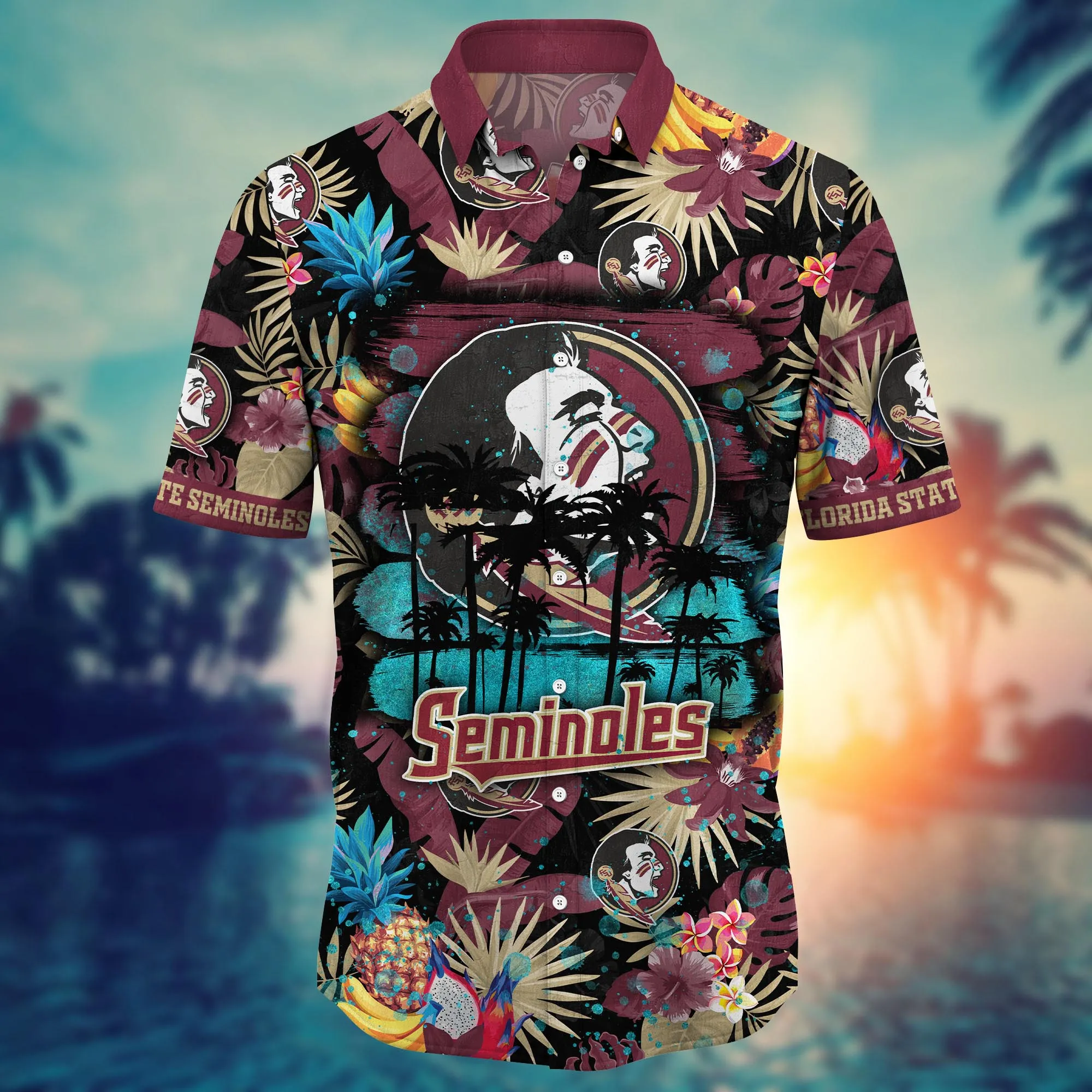 Florida State Seminoles NCAA Hawaiian Shirt Surfingtime Aloha Shirt