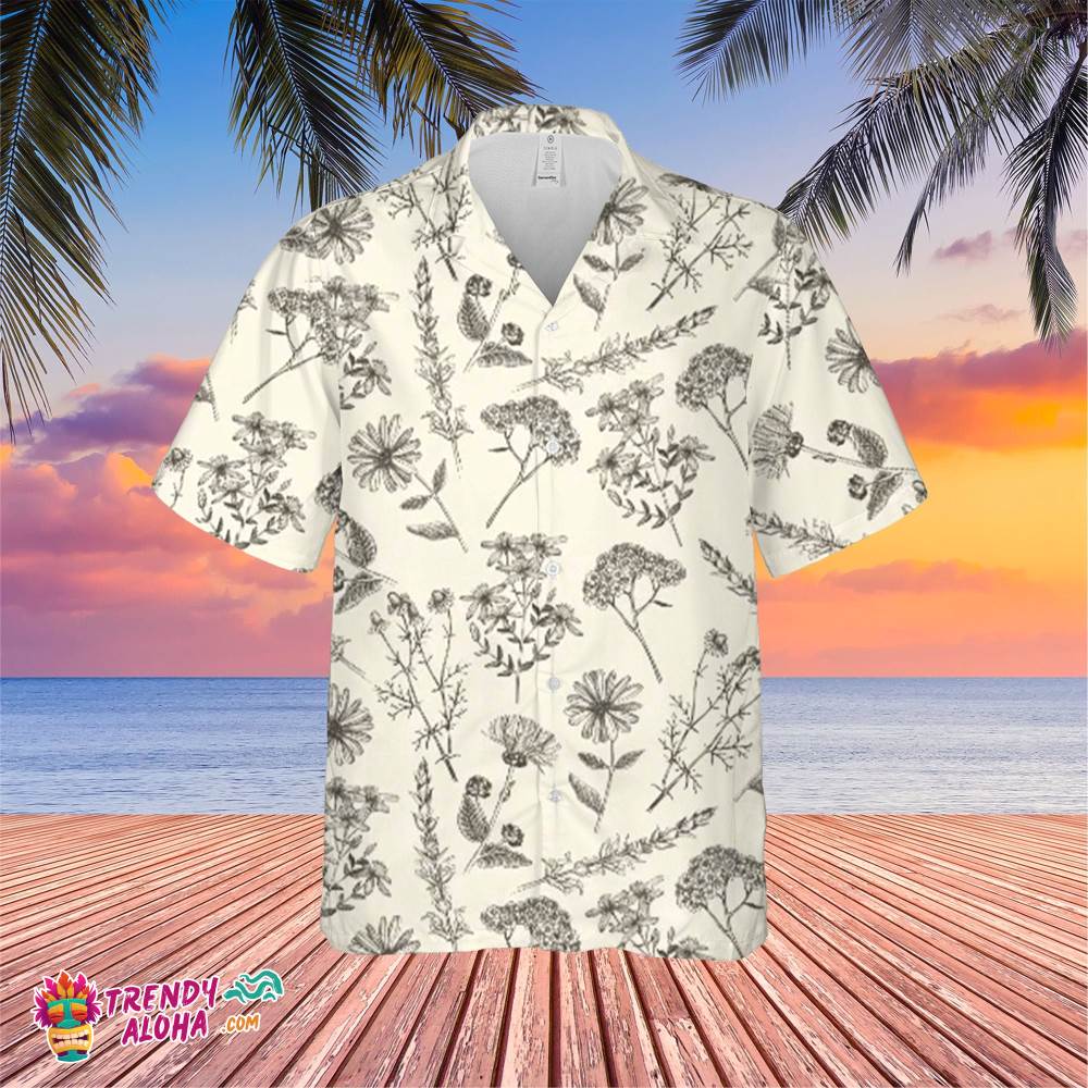 Flower Trending Hawaiian Shirt, Summer Vacation Hawaiian Shirt