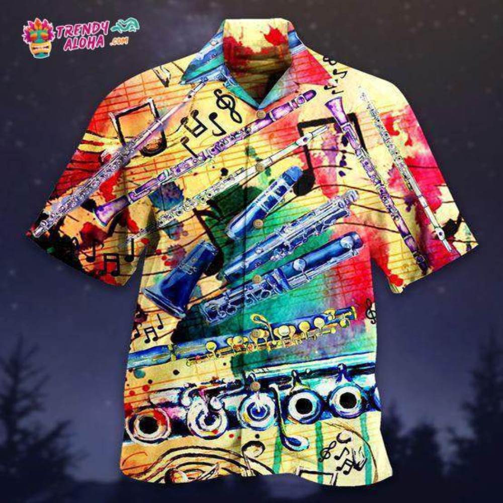Flute Music Love Life Style So Cool Hawaiian Shirt – Trendy Aloha