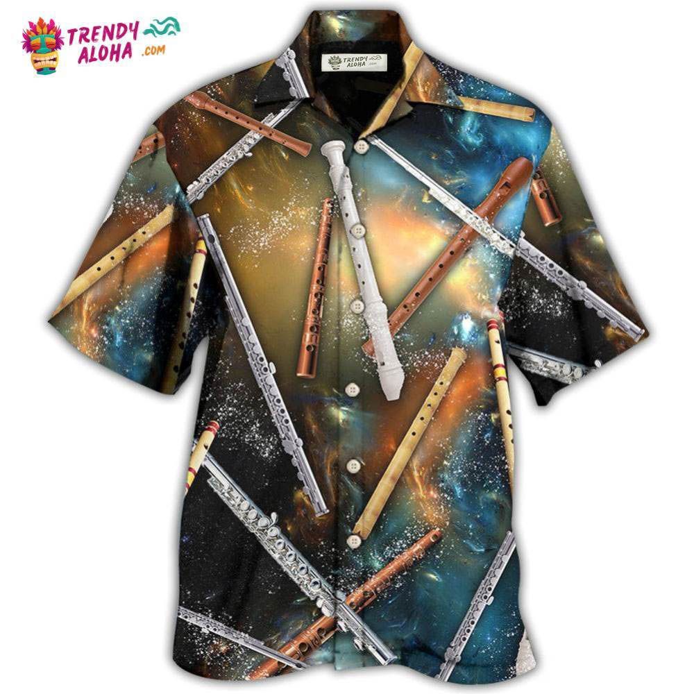 Flute Mysterious Galaxy Hawaiian Shirt – Trendy Aloha Flute Mysterious Galaxy Hawaiian Shirt – Trendy Aloha