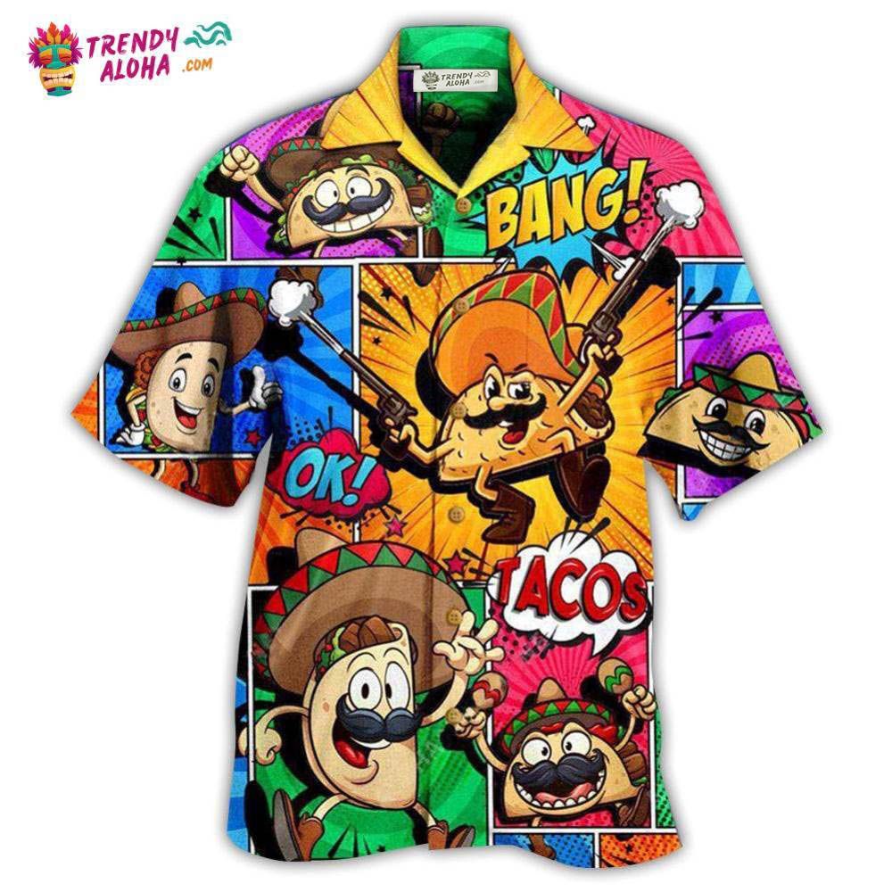 Food All You Nees Is Love And Tacos Ok Hawaiian Shirt – Trendy Aloha Food All You Nees Is Love And Tacos Ok Hawaiian Shirt – Trendy Aloha