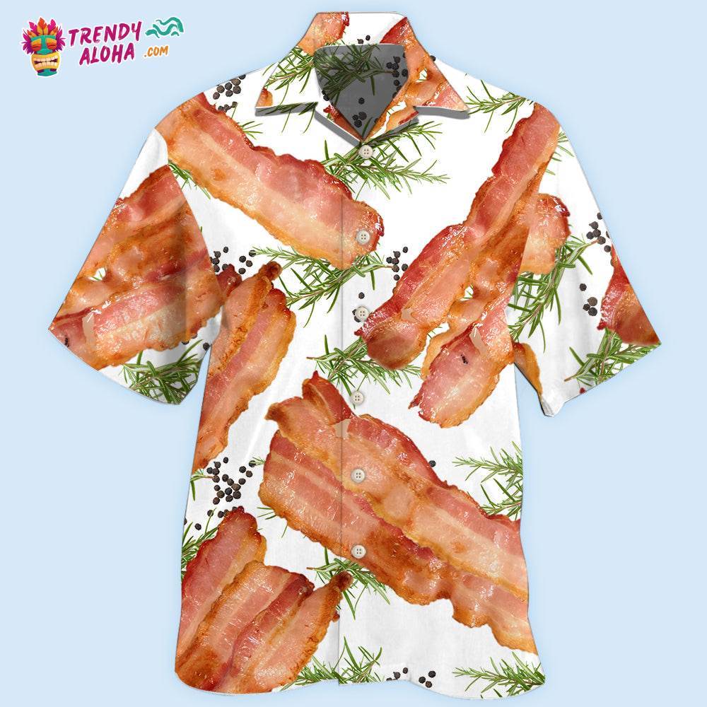 Food Bacon Funny Style Hawaiian Shirt – Trendy Aloha