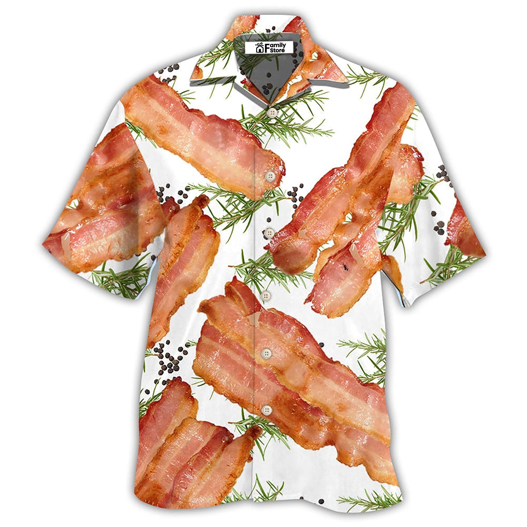 Food Bacon Funny Style Hawaiian Shirt Food Bacon Funny Style Hawaiian Shirt